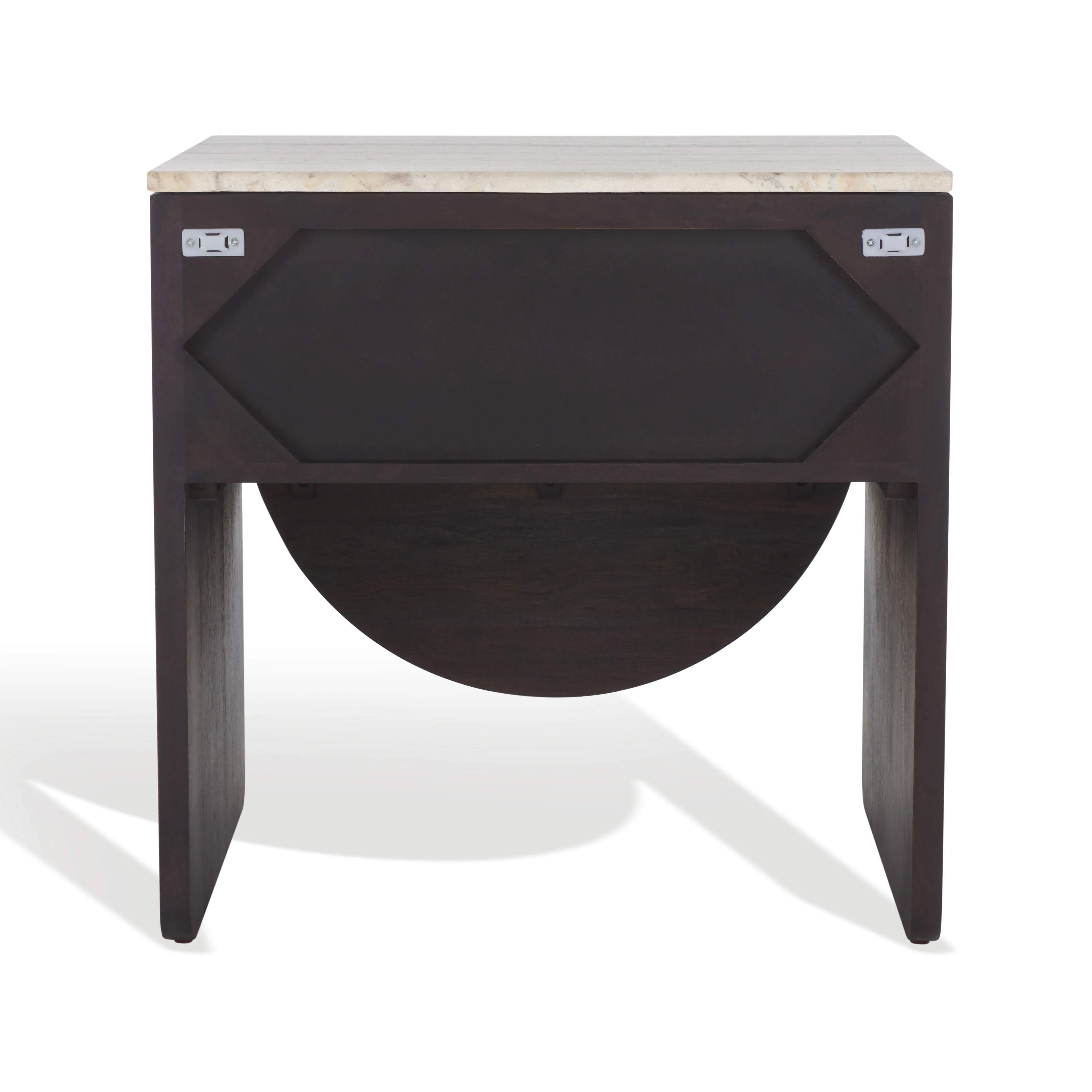 Floris Travertine Top Nightstand - Image 4