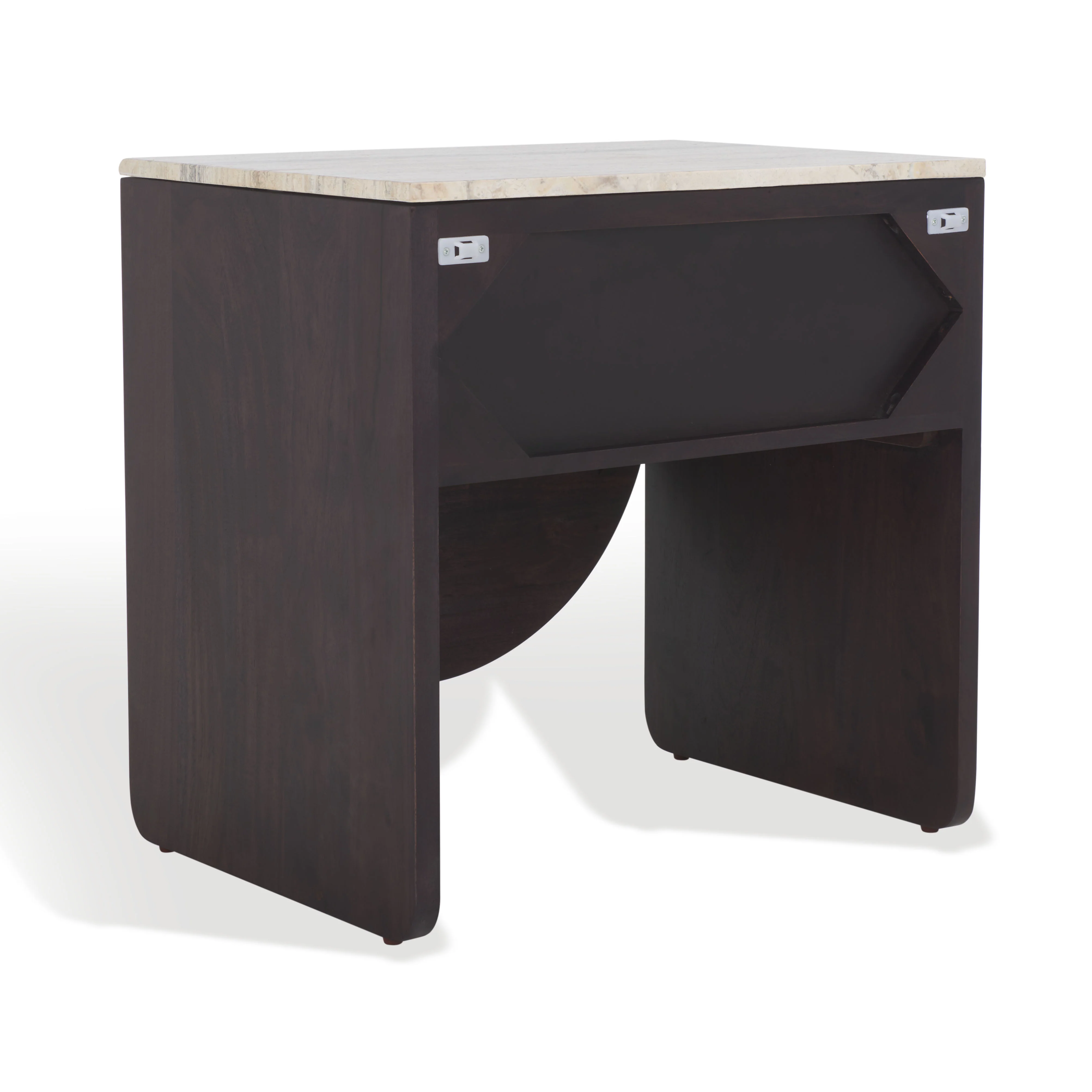 Floris Travertine Top Nightstand - Image 8