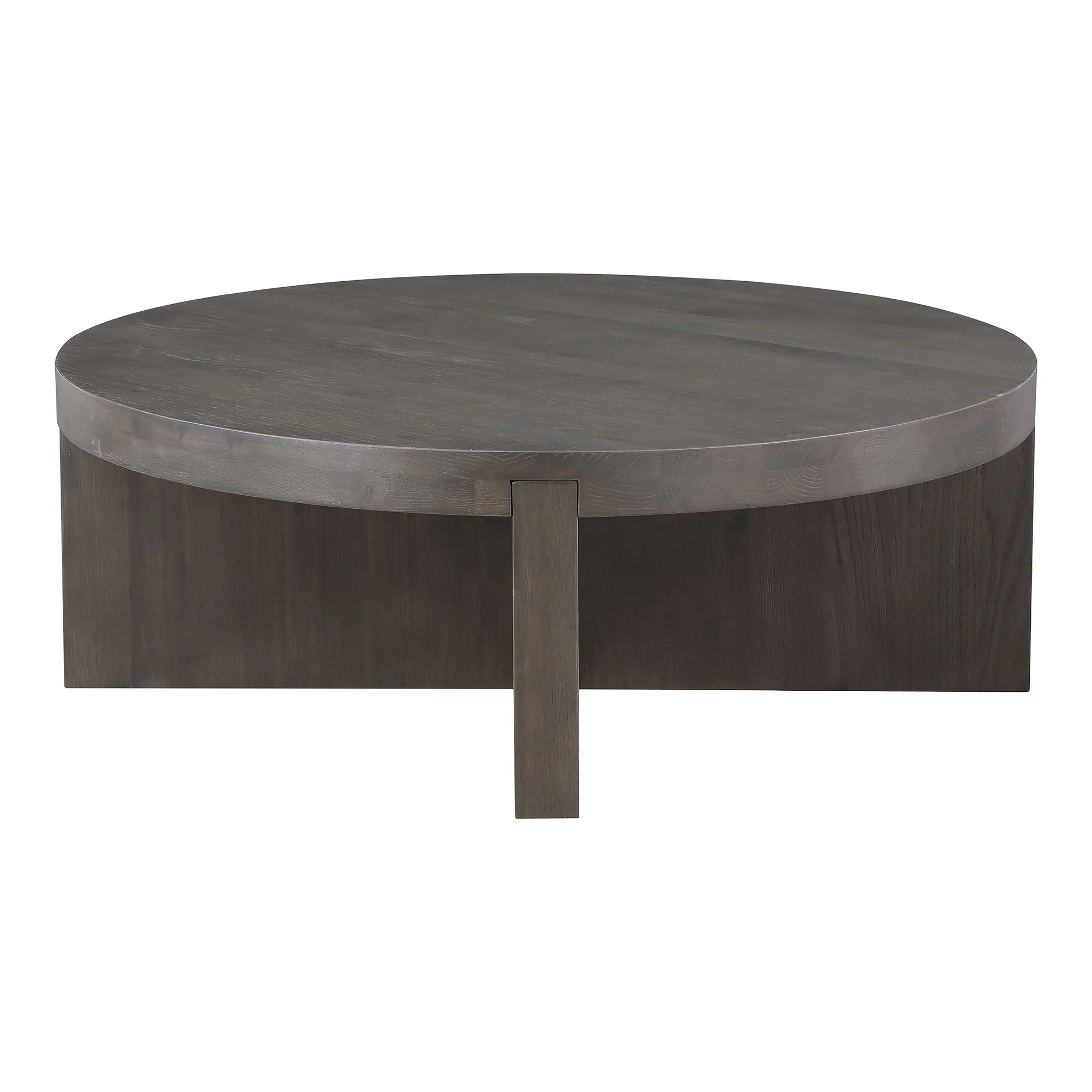 Folke Round Coffee Table Dark Brown - Image 3