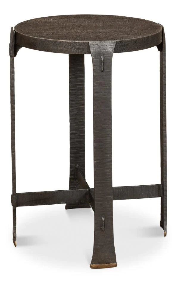 Forged Slats Side Table - Image 3