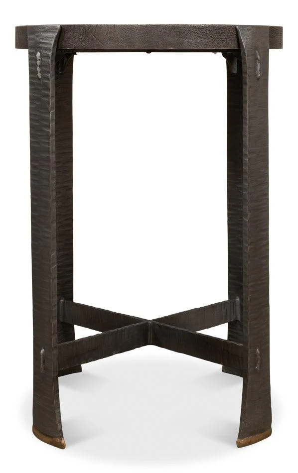 Forged Slats Side Table - Image 4