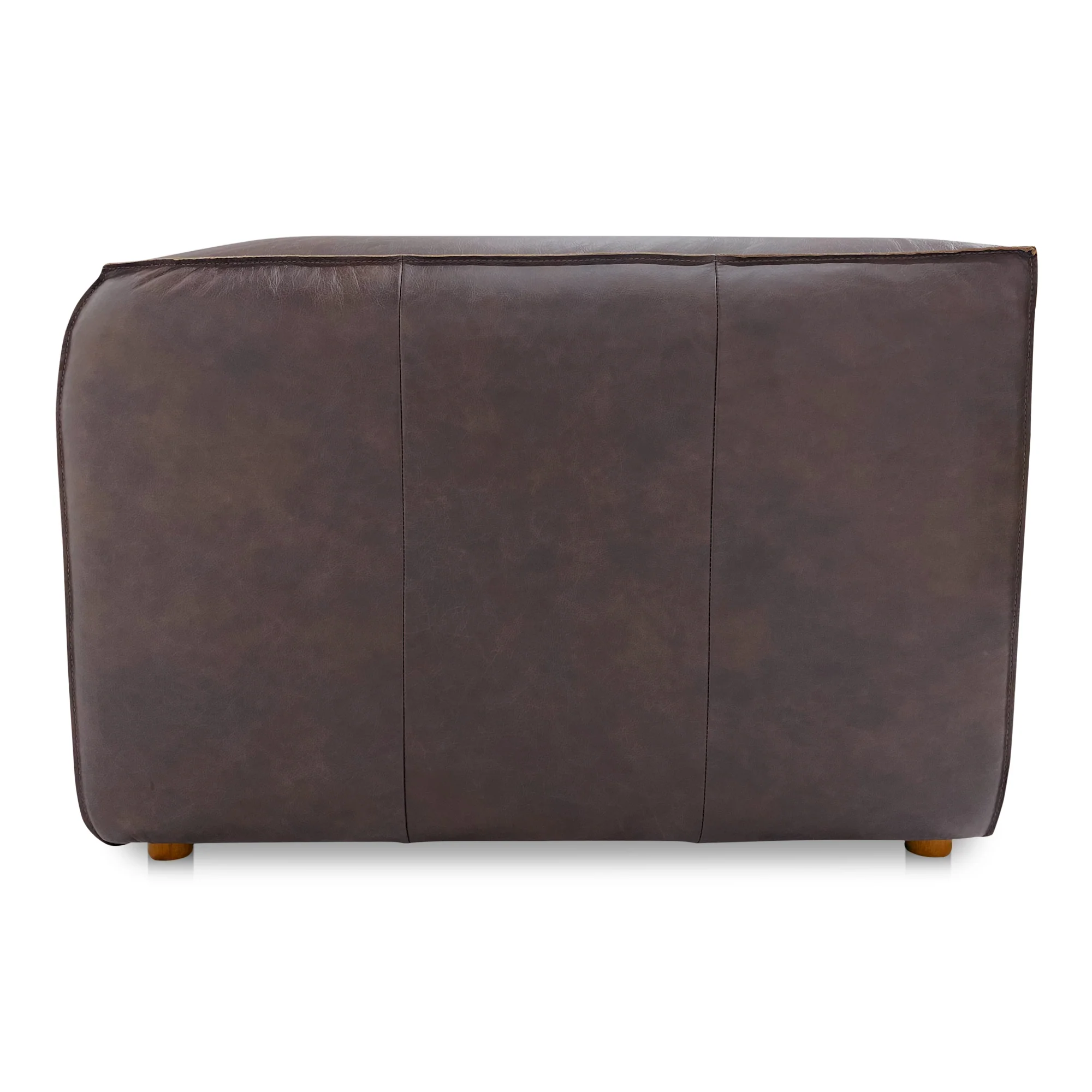 Form Corner Chair Espresso Brown Leather - Image 5