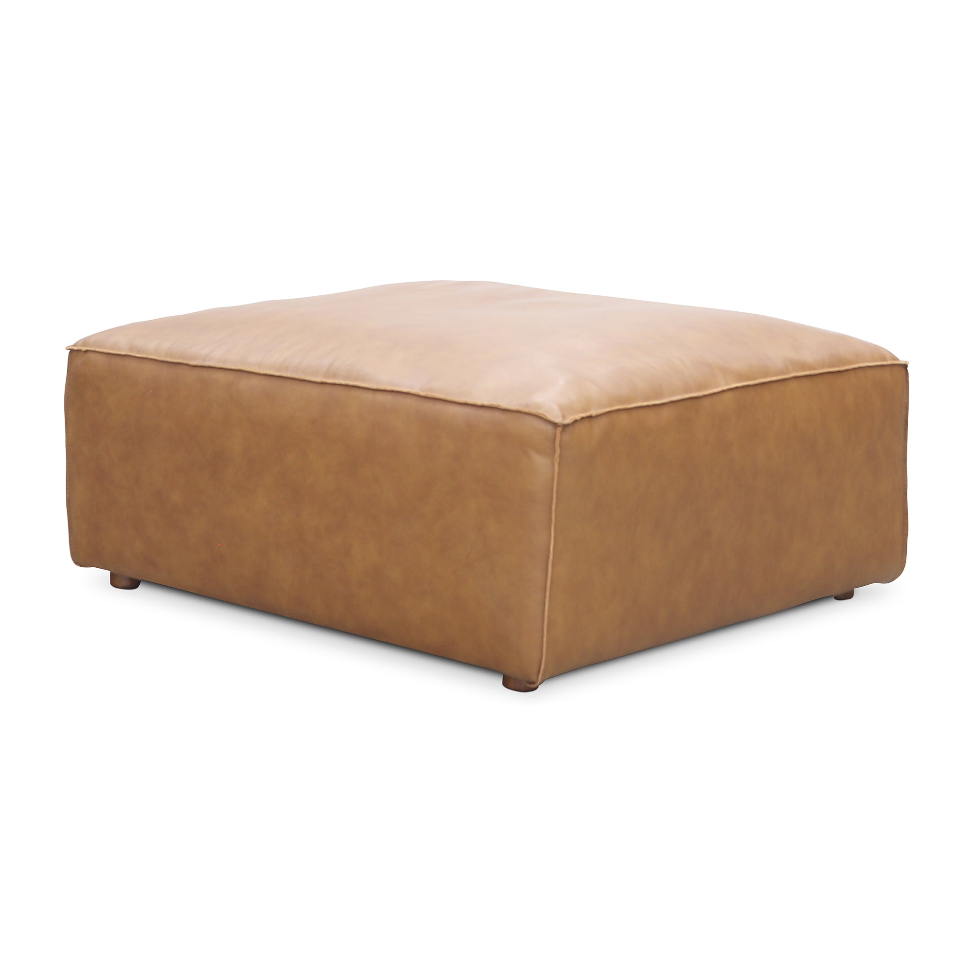 Form Ottoman Sonoran Tan Leather - Image 3