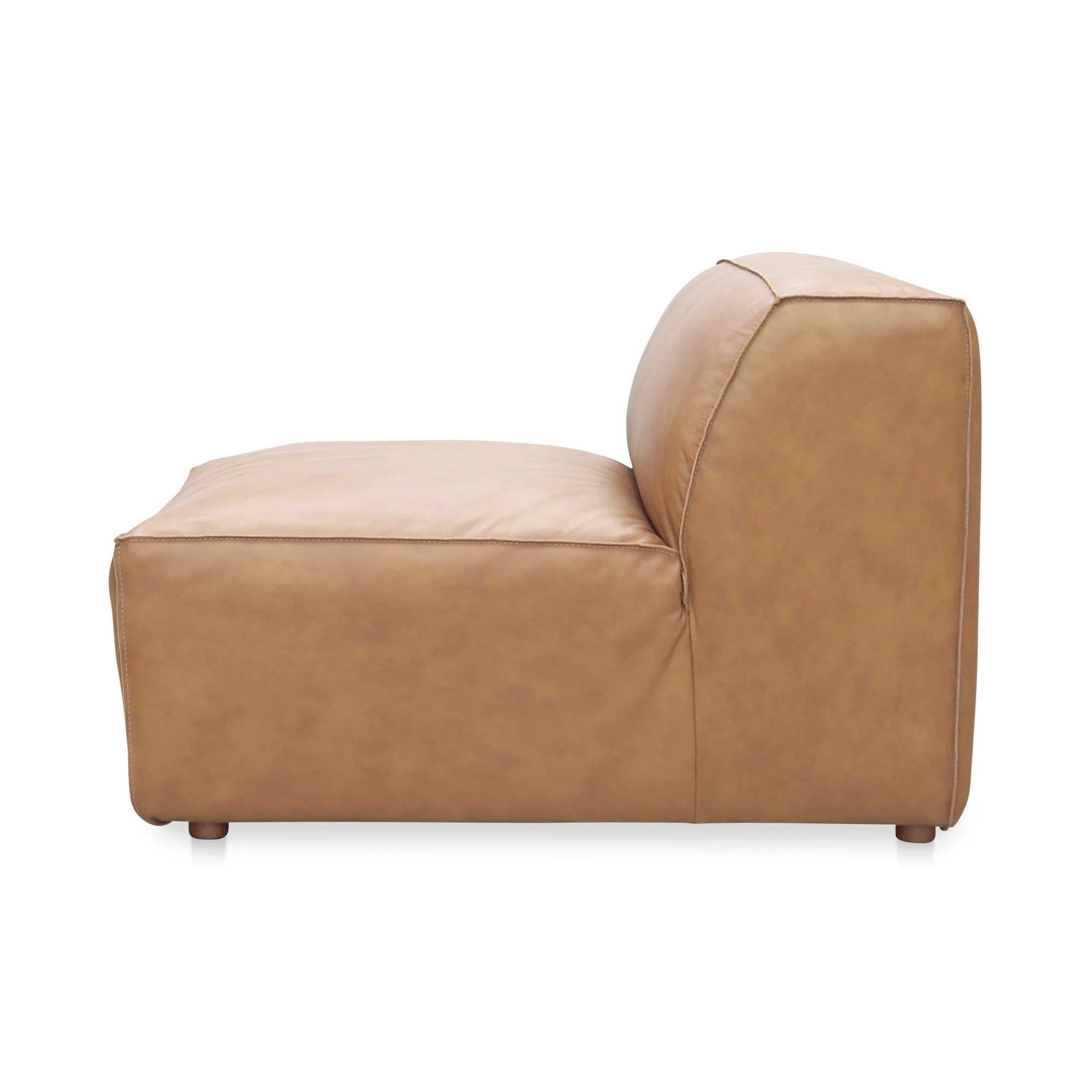 Form Slipper Chair Sonoran Tan Leather - Image 4