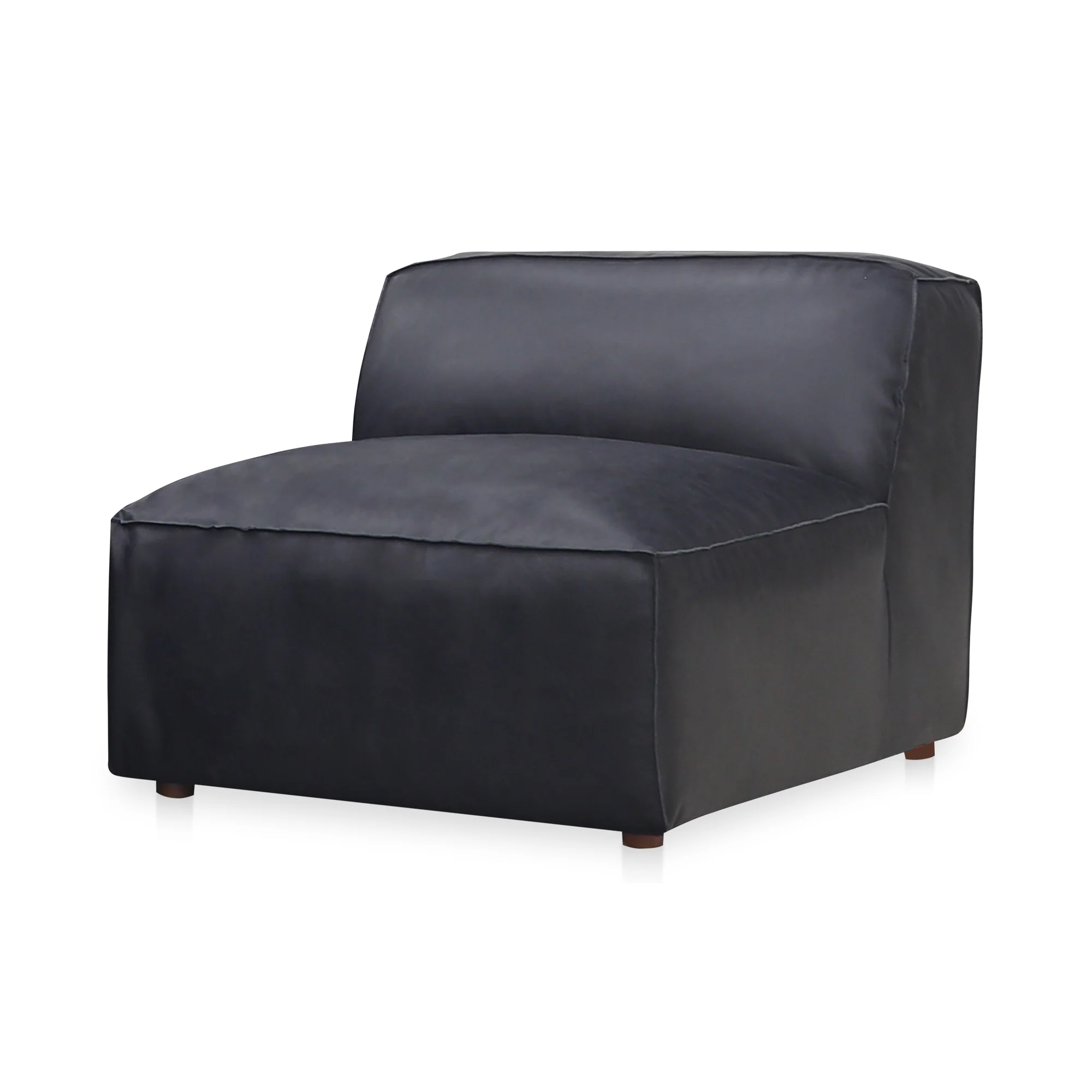 Form Slipper Chair Vantage Black Leather - Image 3