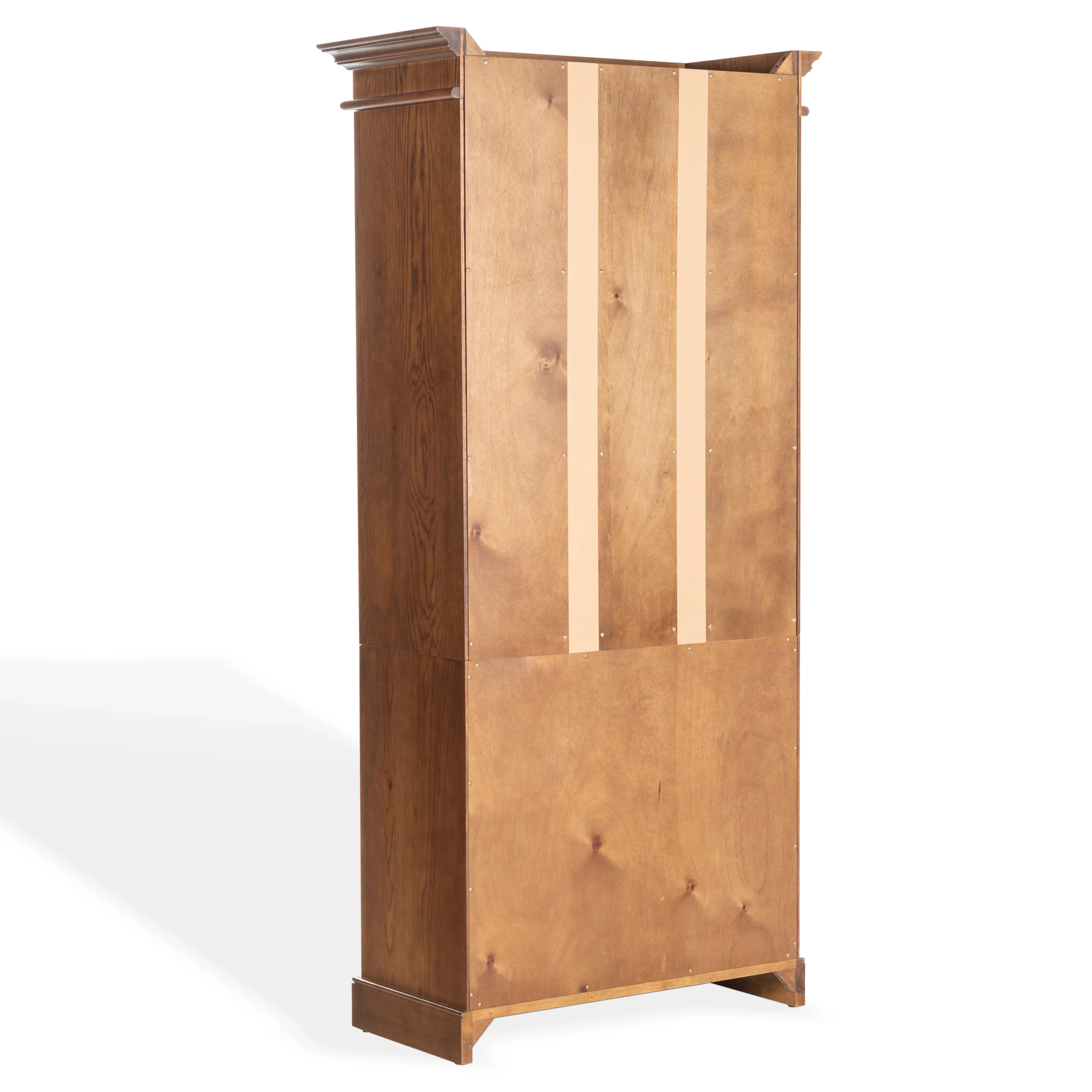 Francesco 4 Shelf Wood Bookcase - Image 15