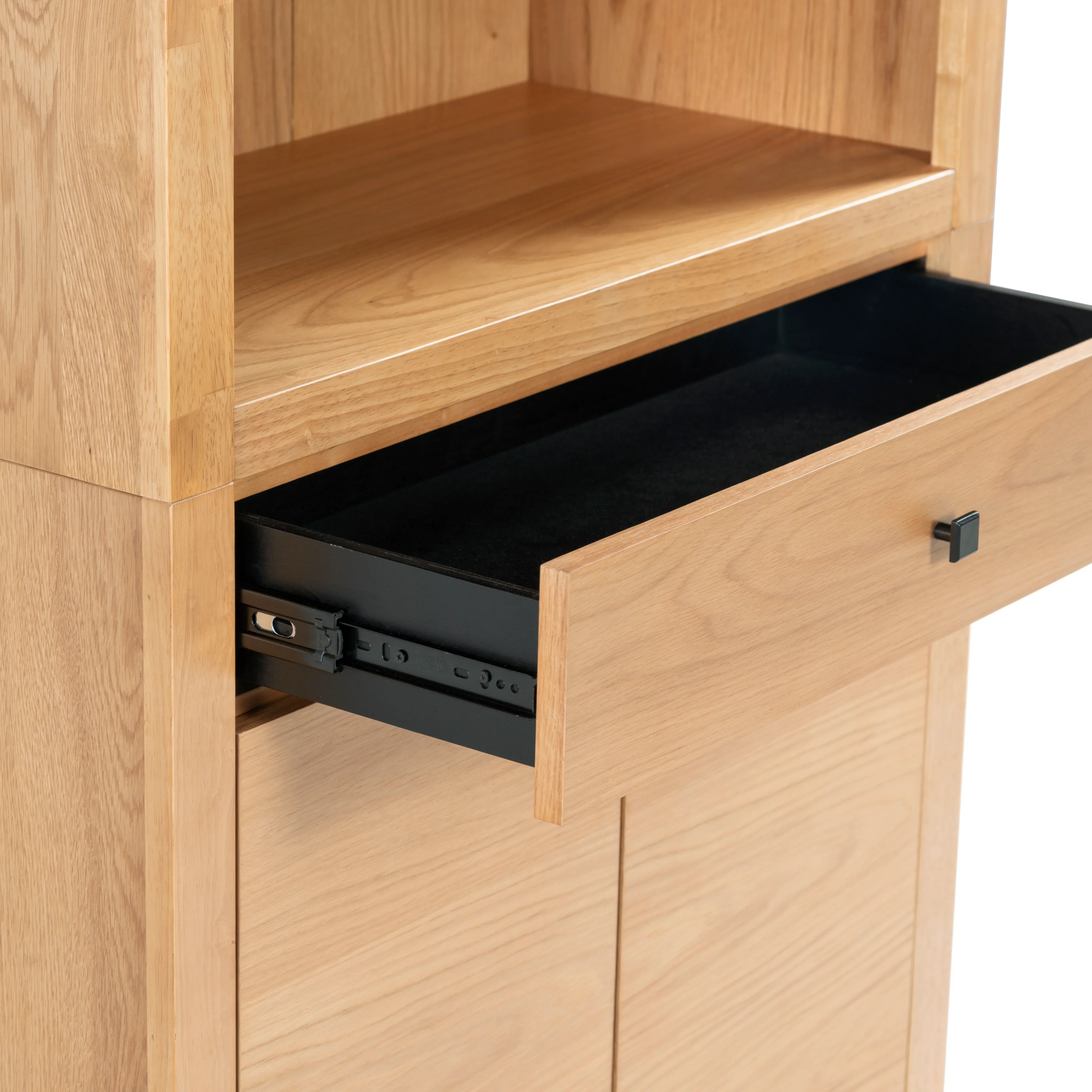 Francesco 4 Shelf Wood Bookcase - Image 29