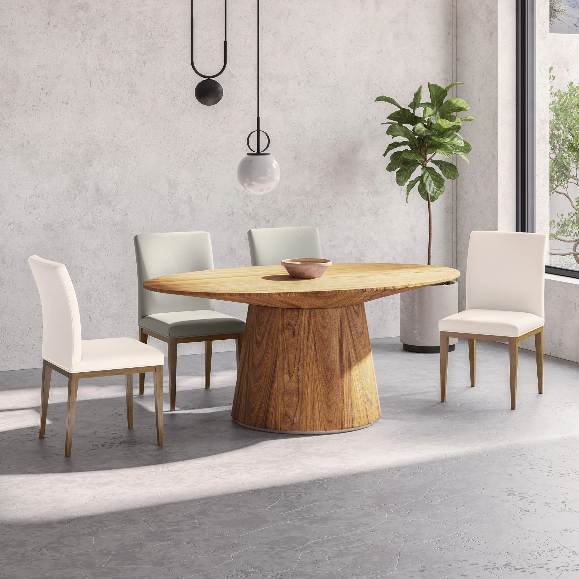 Frankie Dining Chair Grey - Set of 2 - Image 2