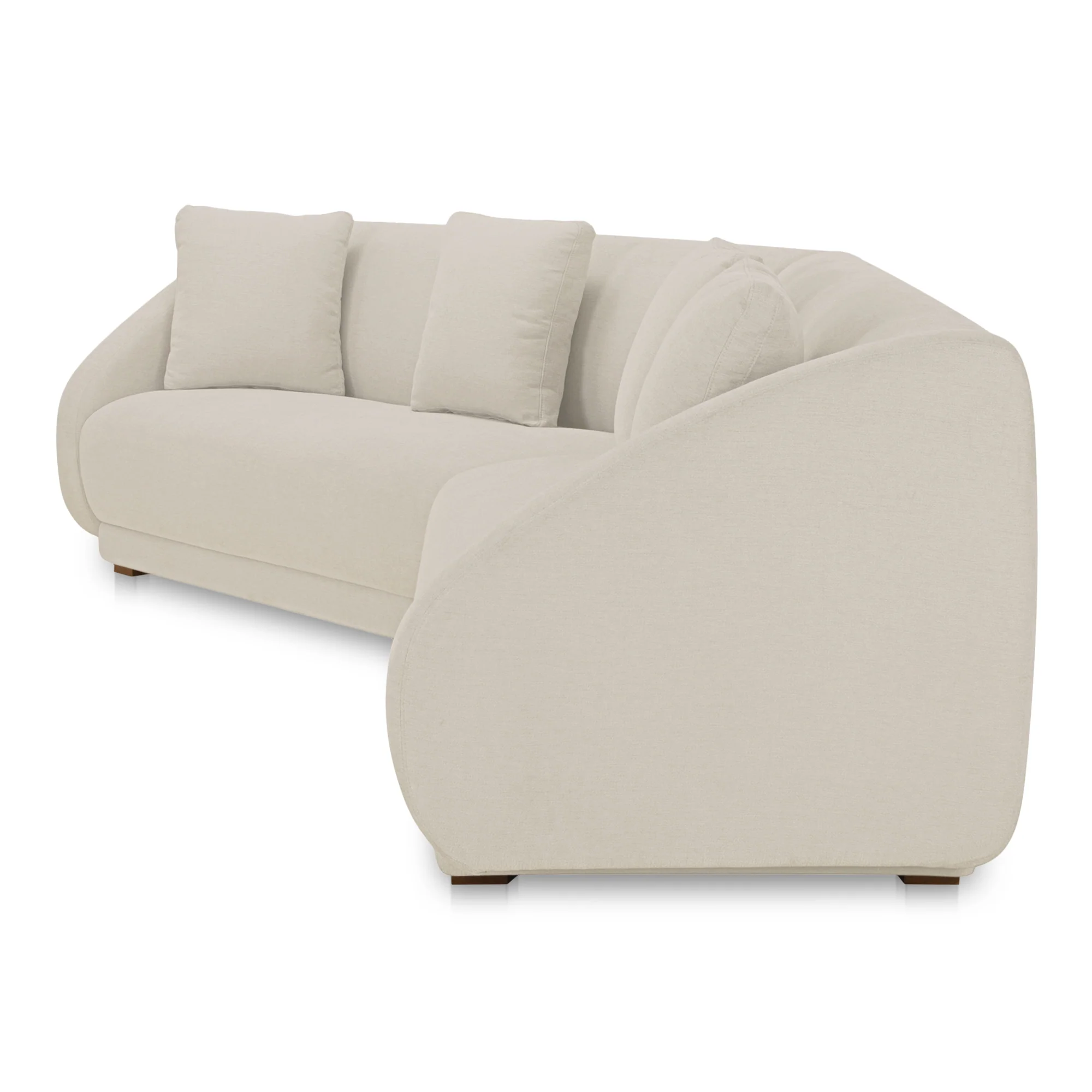 Fraser 2 Piece Modular Sofa White - Image 3