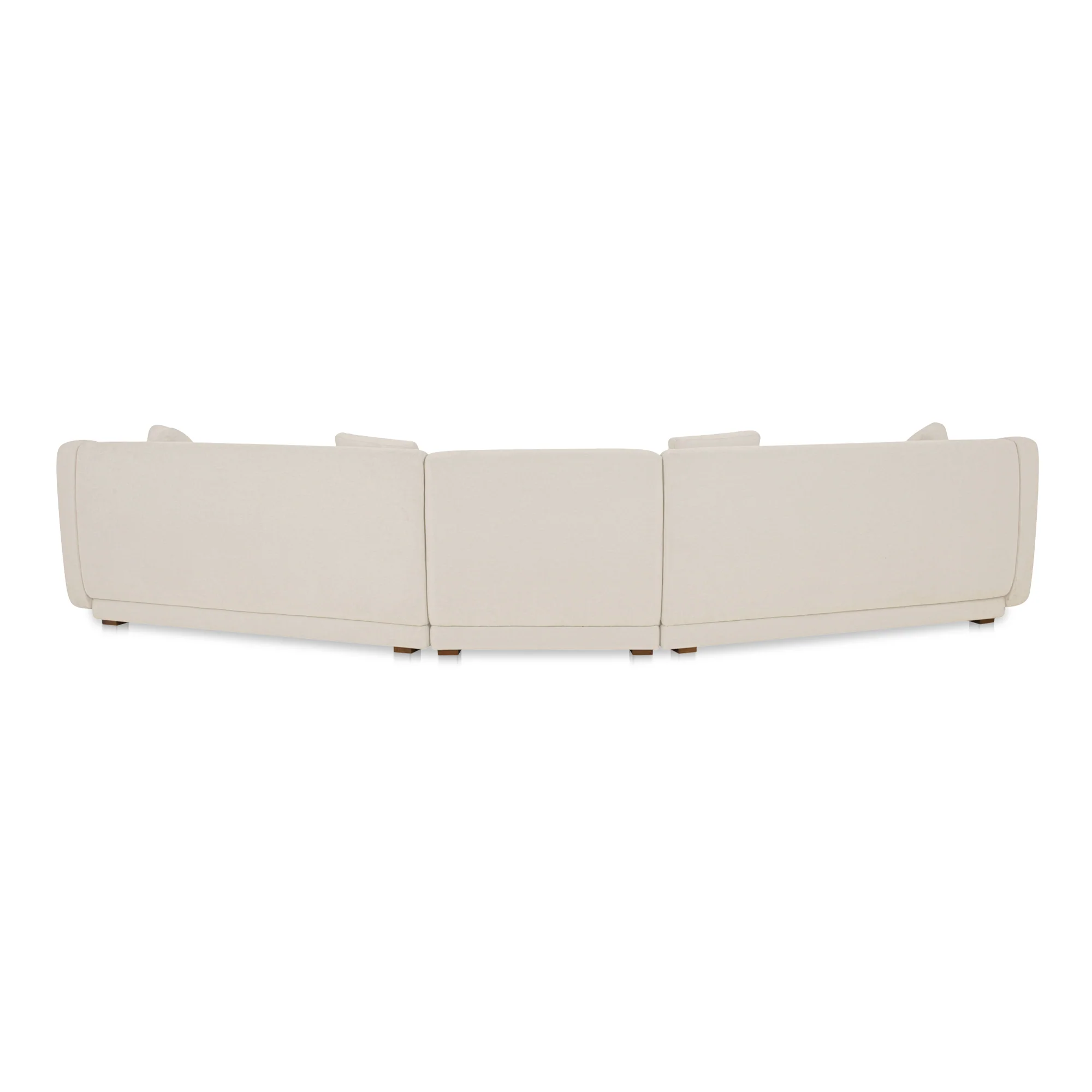 Fraser 3 Piece Modular Sectional with Slipper White - Image 3