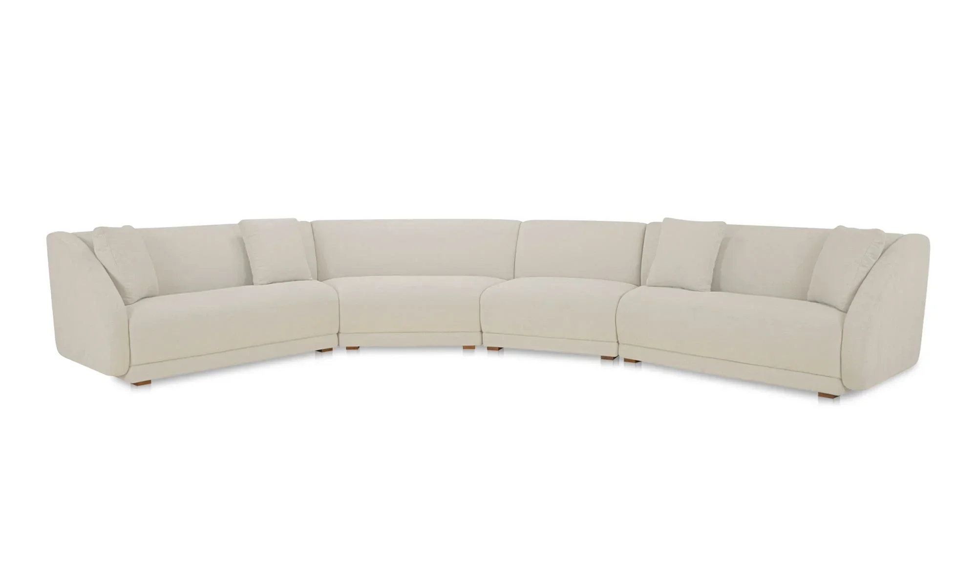 Fraser 4 Piece Modular Sectional White