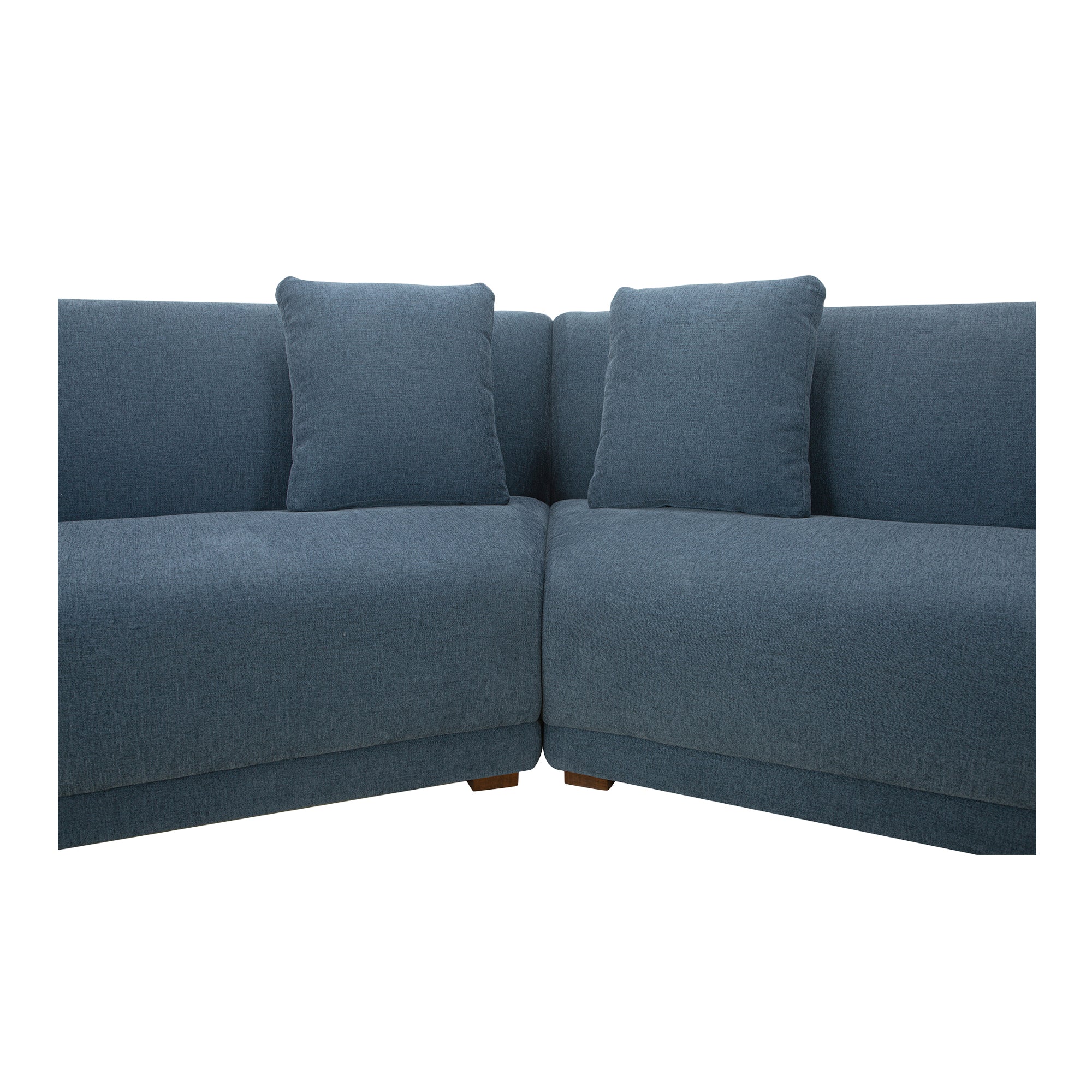 Fraser 5 Piece Modular Sectional Deep Blue - Image 4