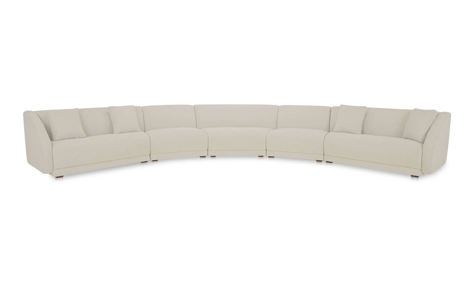 Fraser 5 Piece Modular Sectional White