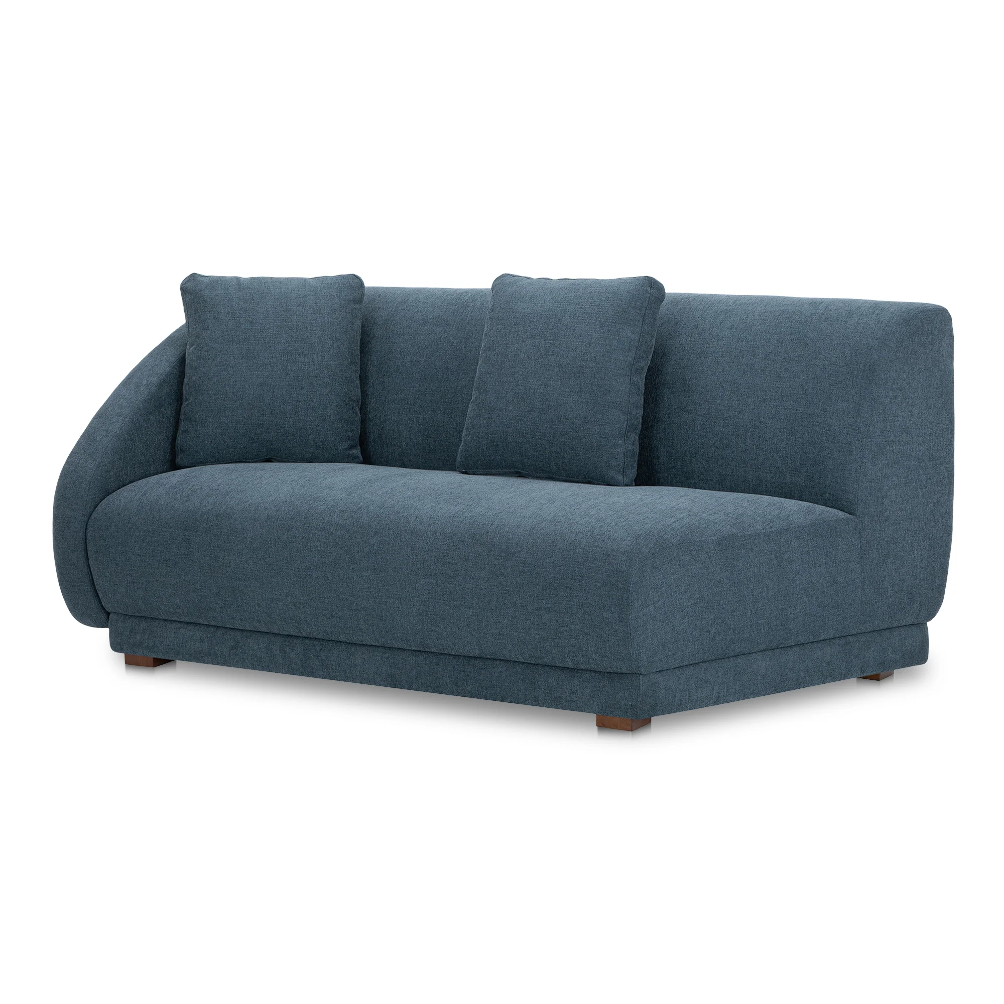 Fraser Left Arm Facing Sofa Deep Blue - Image 3