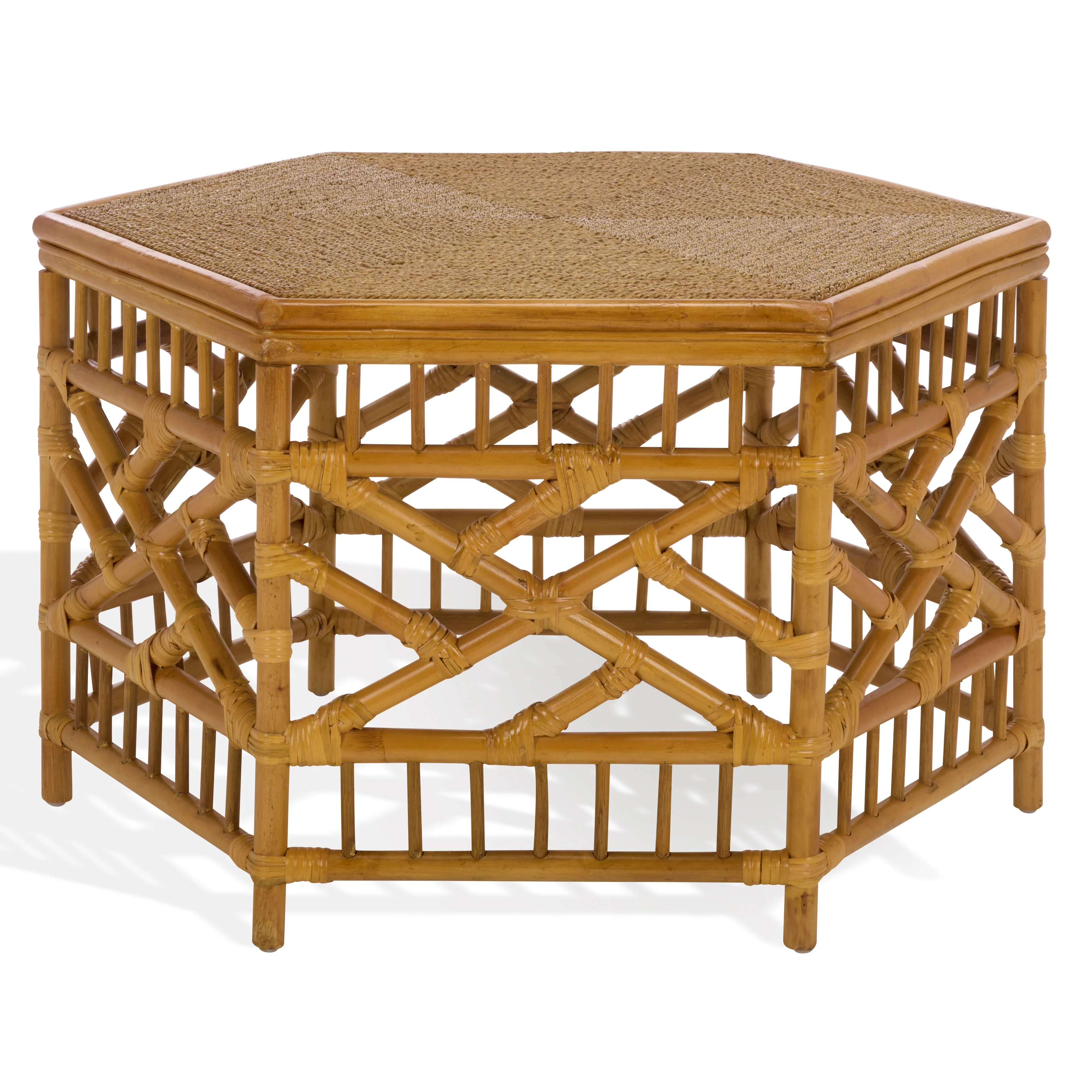 Frederica Rattan Coffee Table