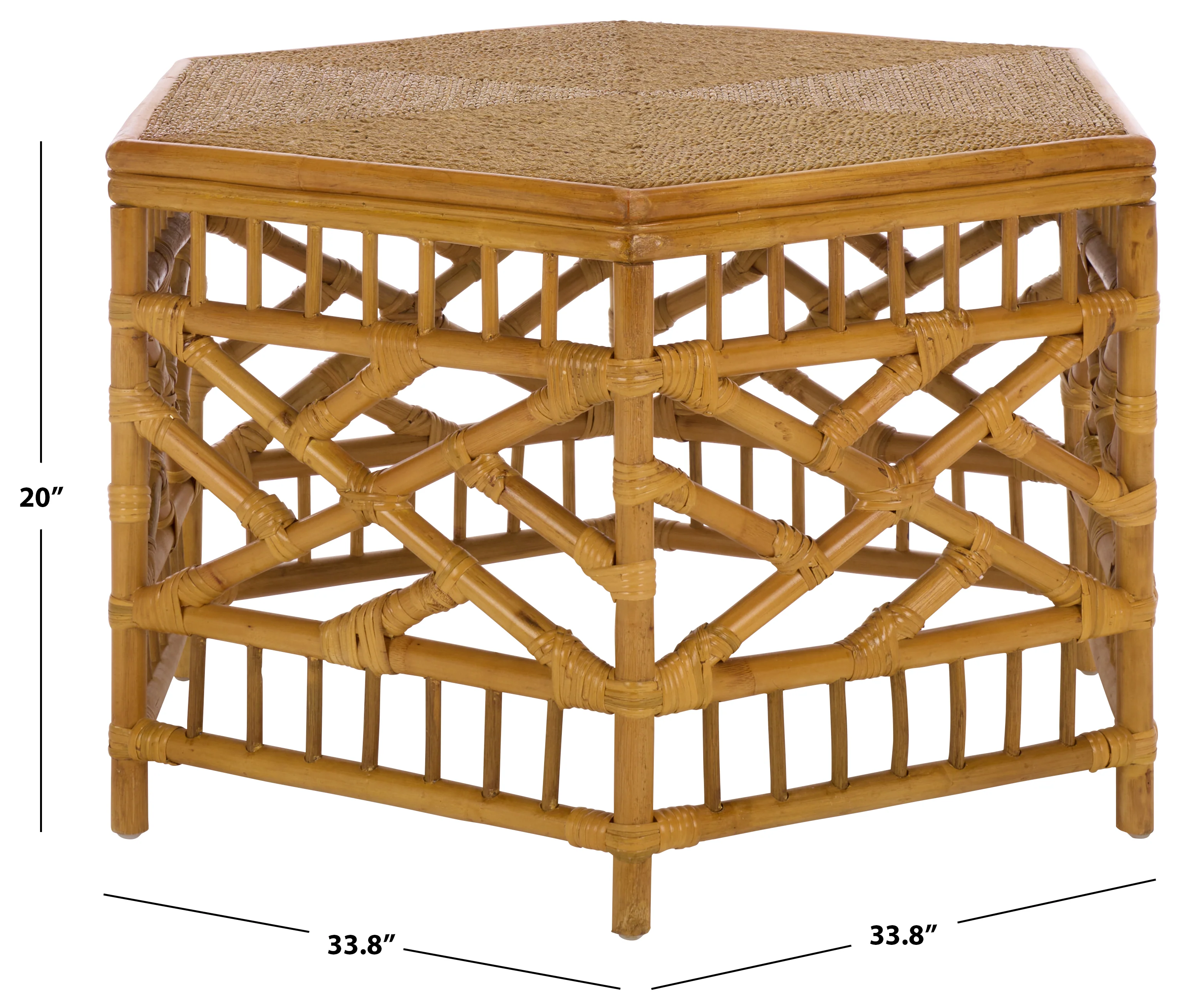Frederica Rattan Coffee Table - Image 6