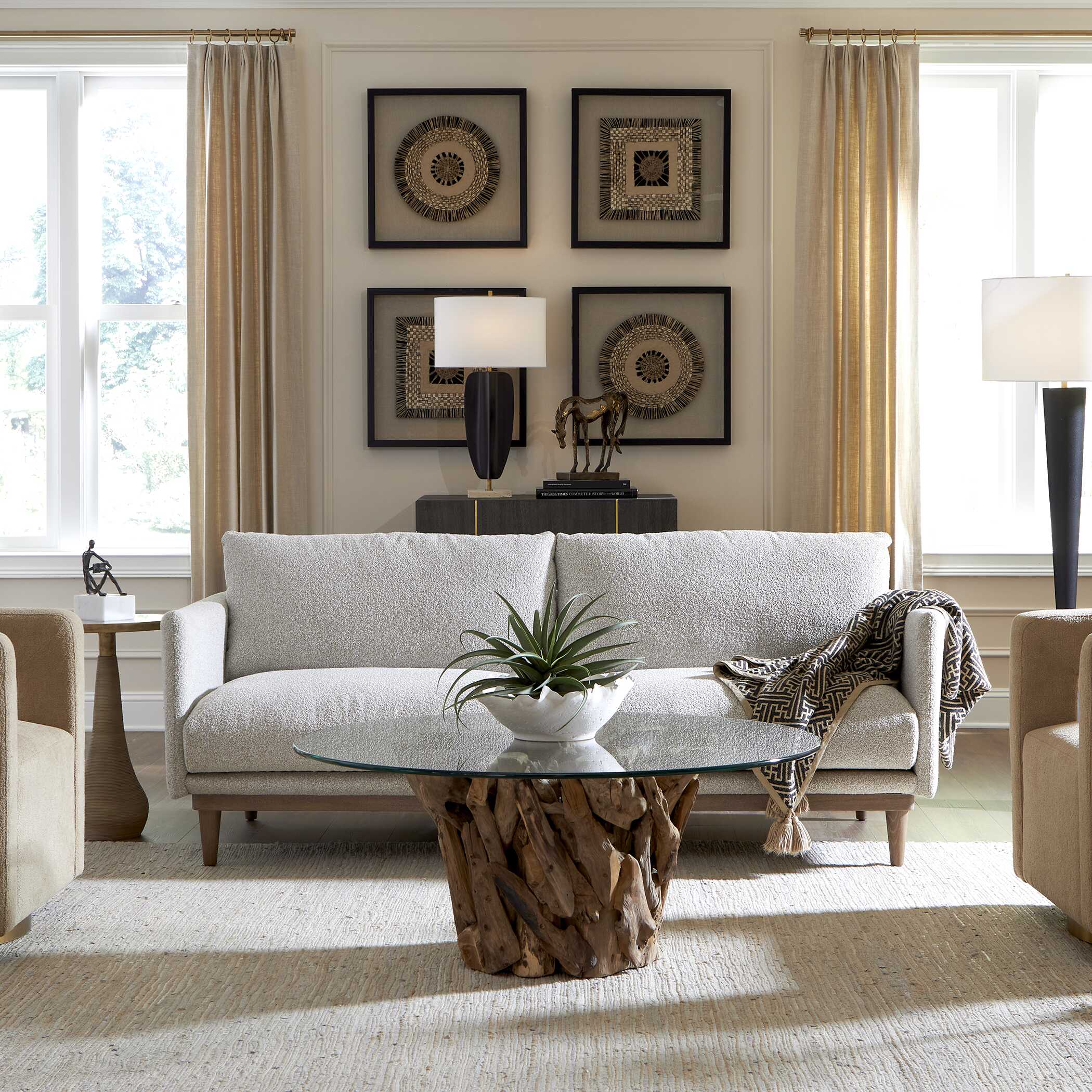 Freefall Gray Ceruse Sofa - Image 2