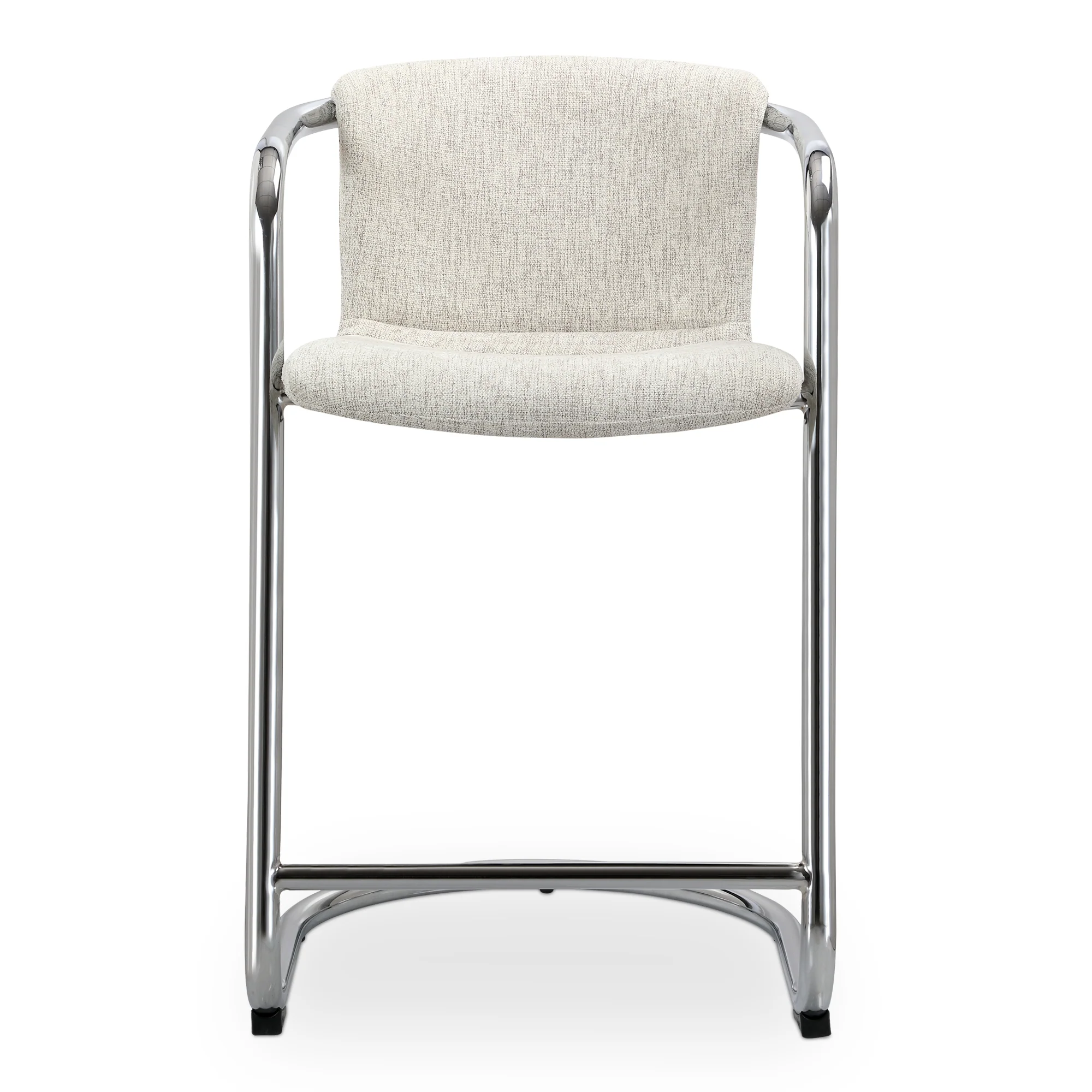 Freeman Chrome Frame Counter Stool Blended Cream - Set of 2 - Image 3