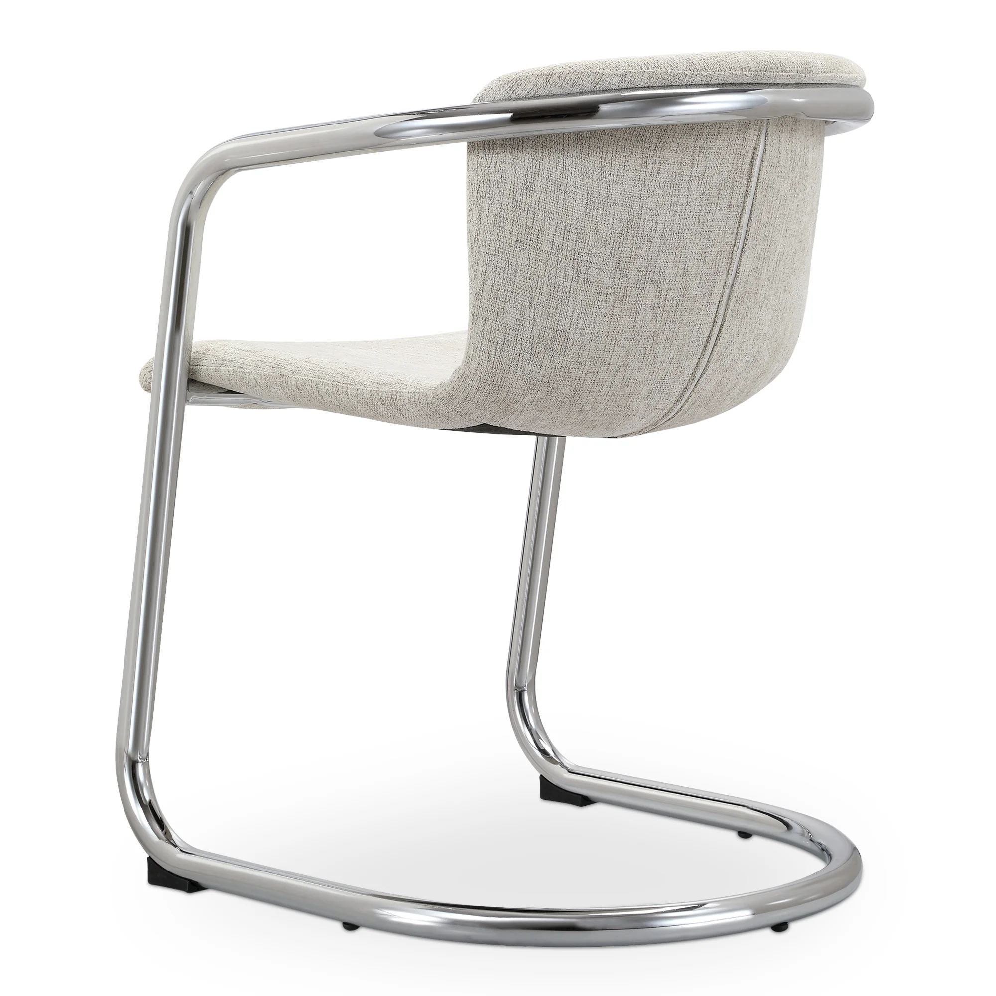 Freeman Chrome Frame Dining Chair Blended Cream - Set of 2 - Image 7