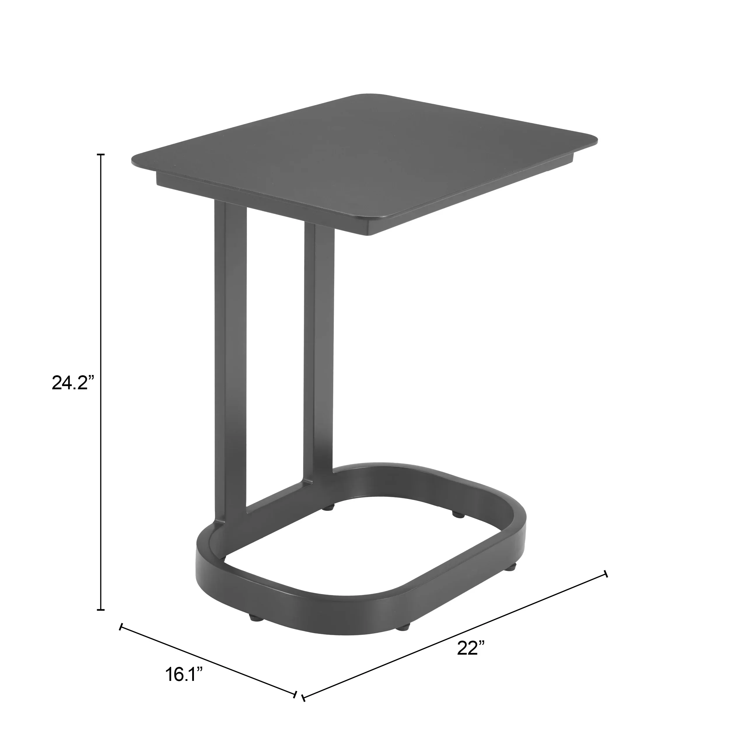 Friss End Table Black - Image 5