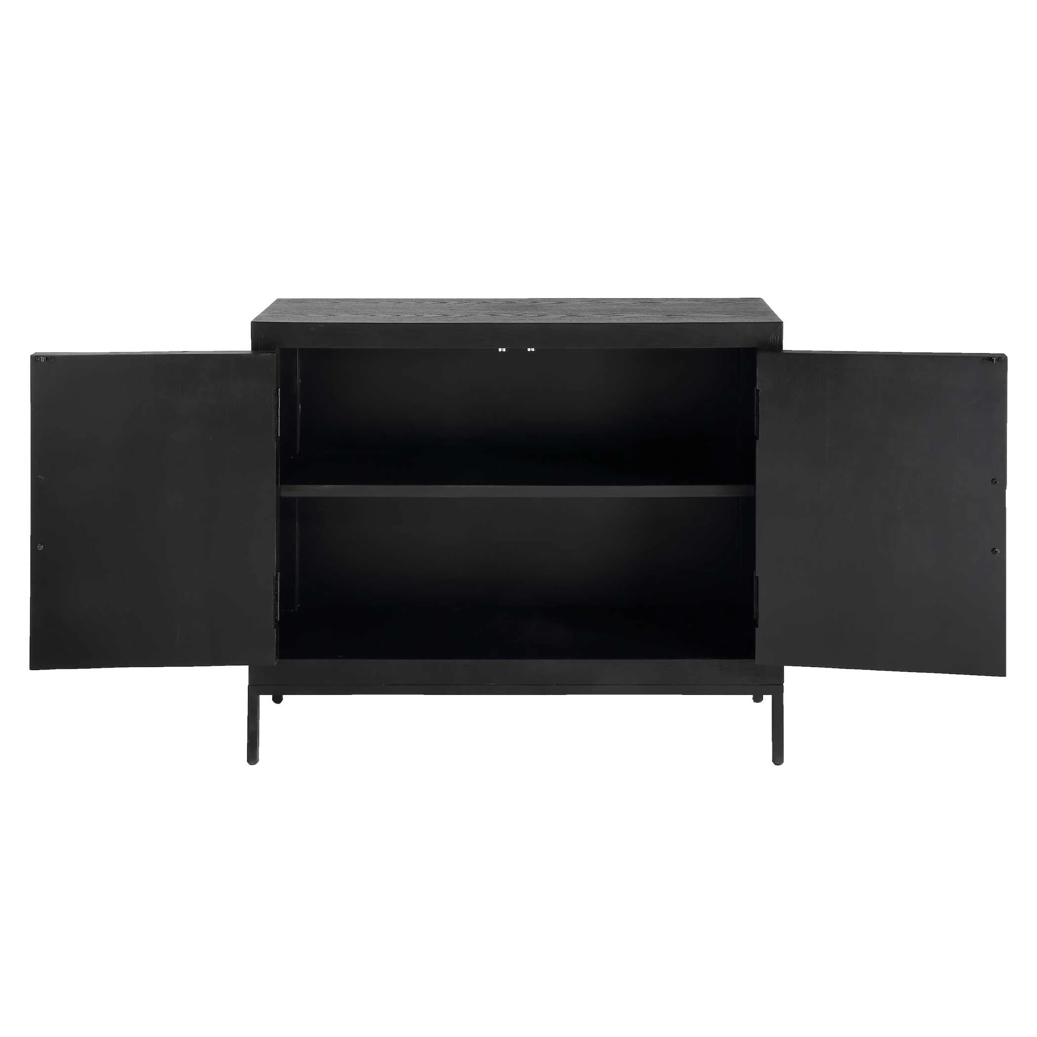 Front Range Dark Oak 2 Door Cabinet - Image 10