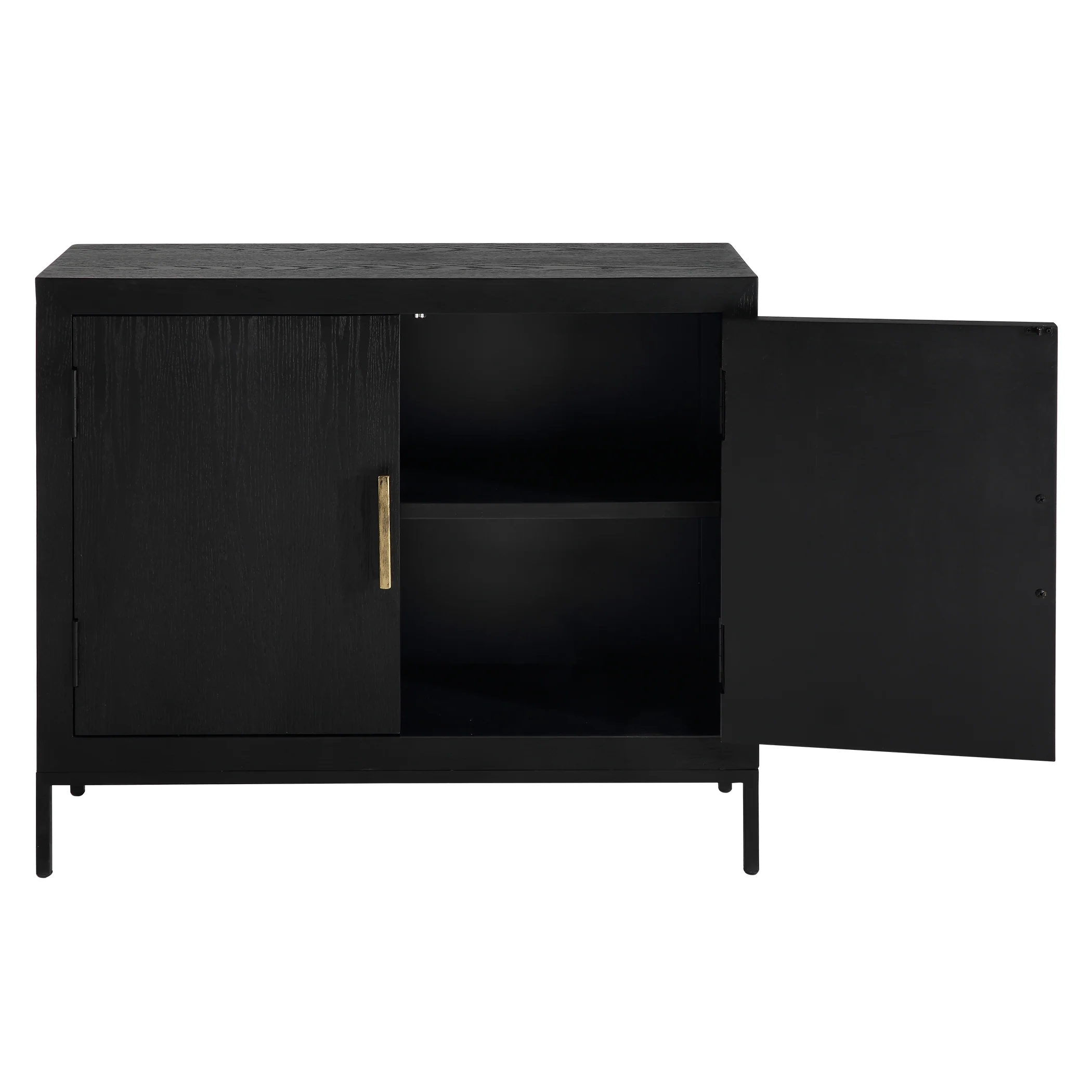 Front Range Dark Oak 2 Door Cabinet - Image 11