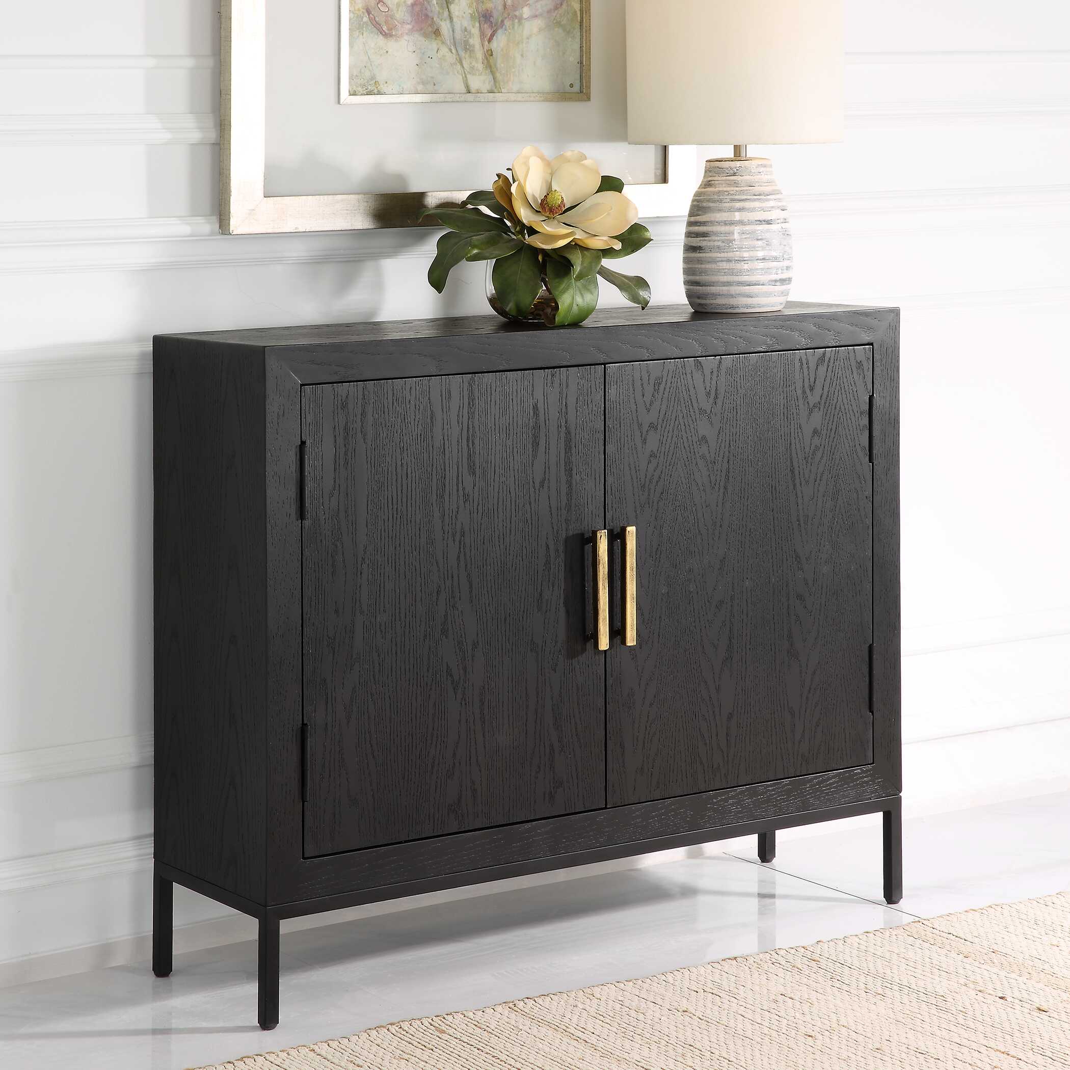 Front Range Dark Oak 2 Door Cabinet - Image 3