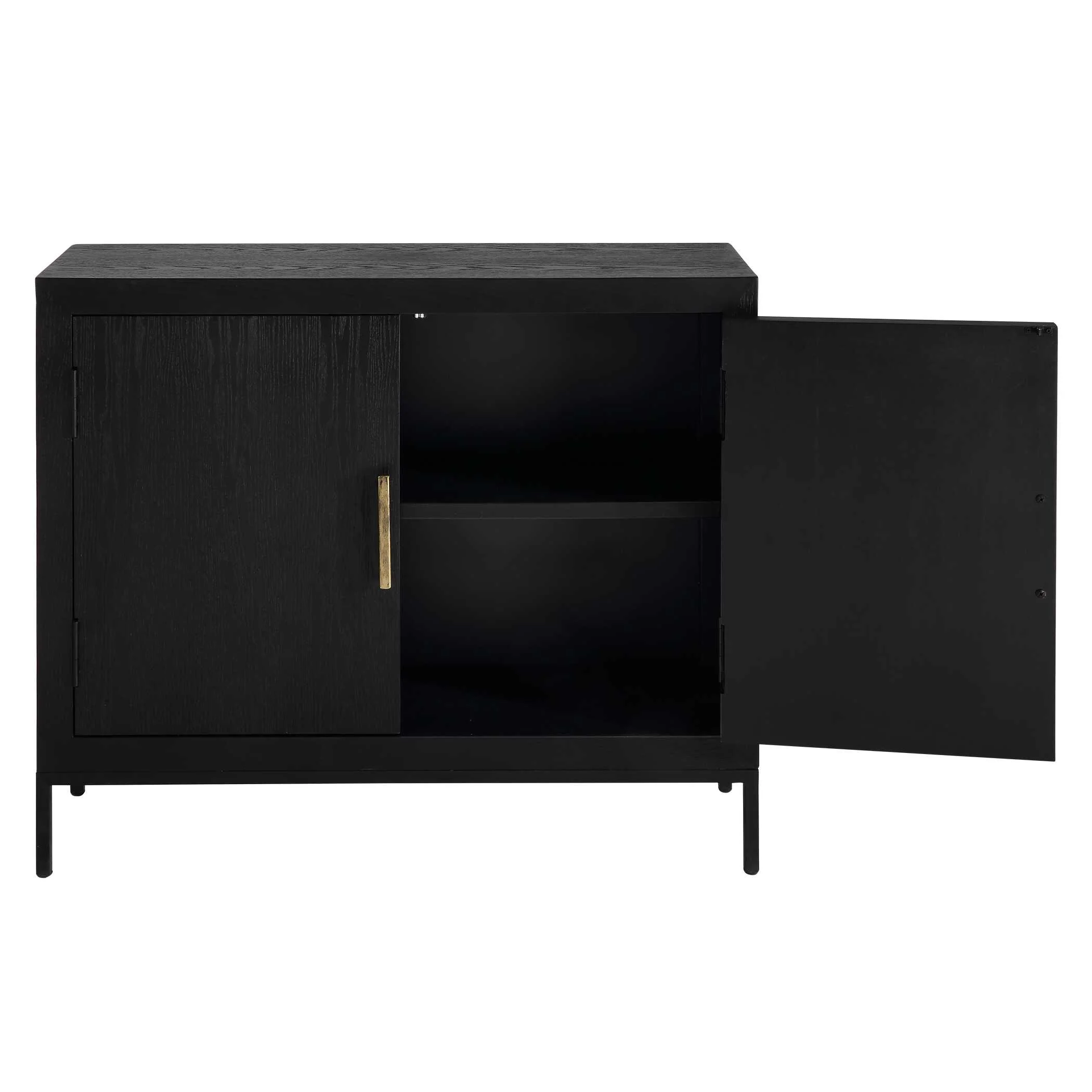 Front Range Dark Oak 2 Door Cabinet - Image 4