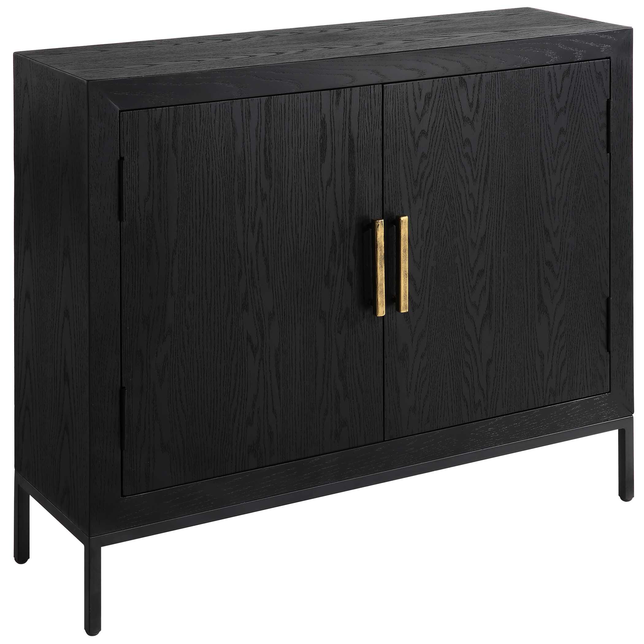 Front Range Dark Oak 2 Door Cabinet - Image 5