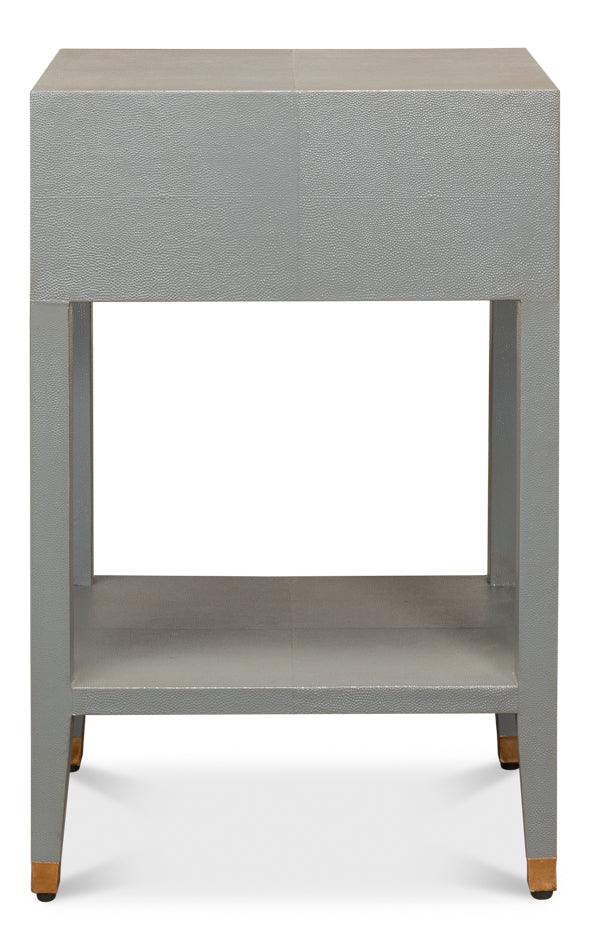 Gabriella Shagreen Nightstand - Image 4