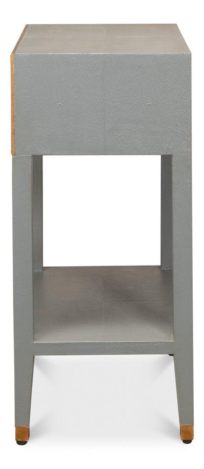 Gabriella Shagreen Nightstand - Image 5