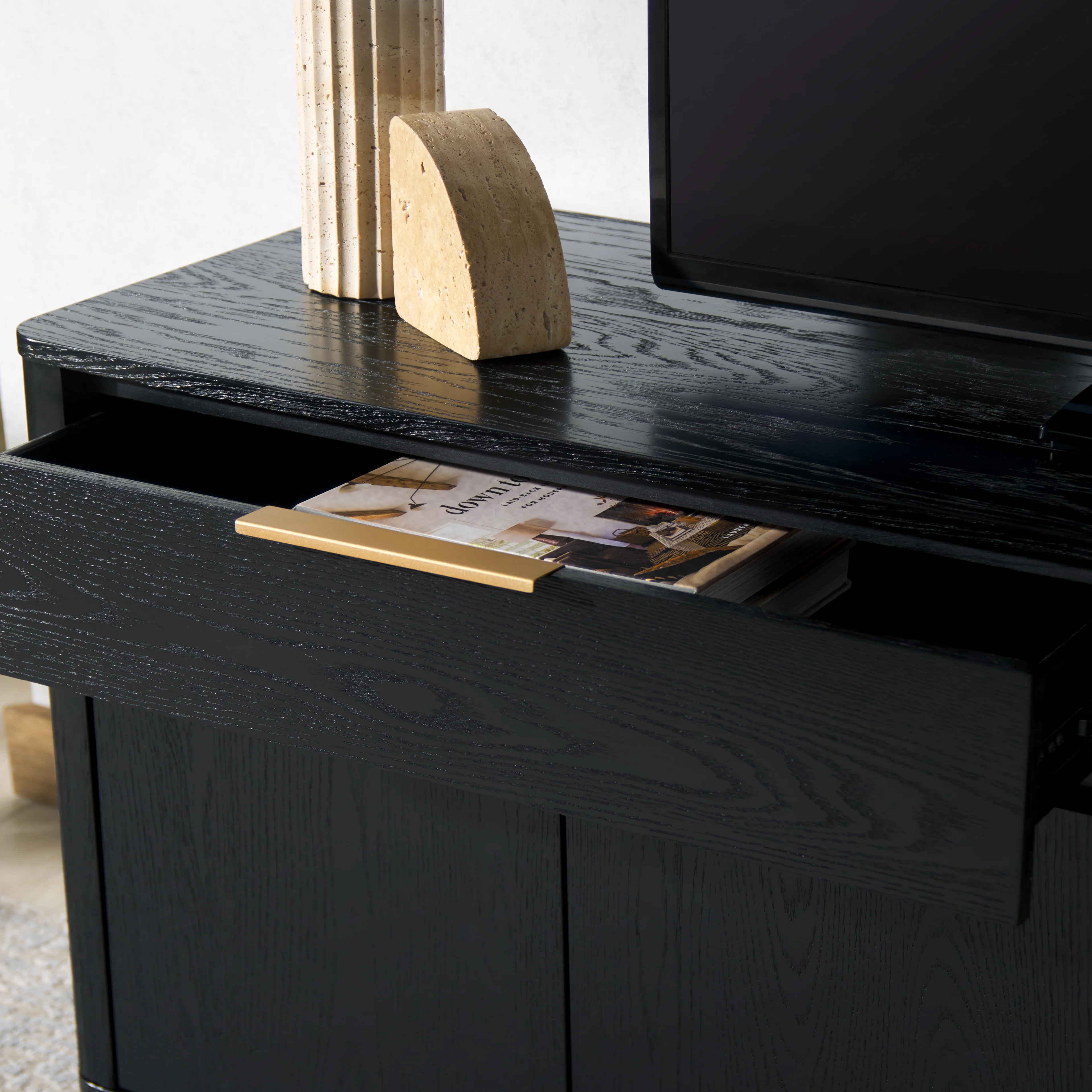 Gabrietta 2 Drawer Wood TV Stand - Image 12