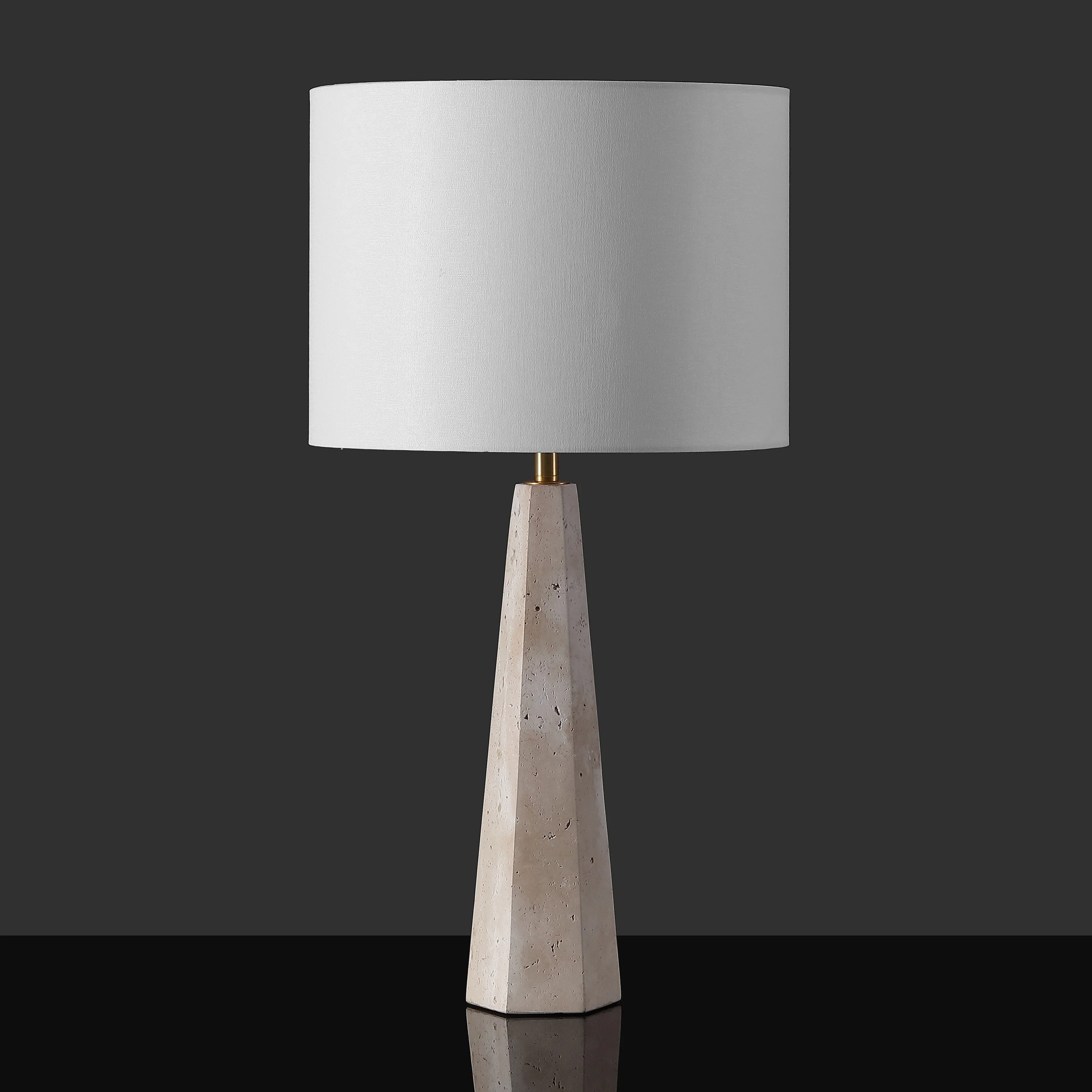 Gabryanna Travertine Table Lamp - Image 11