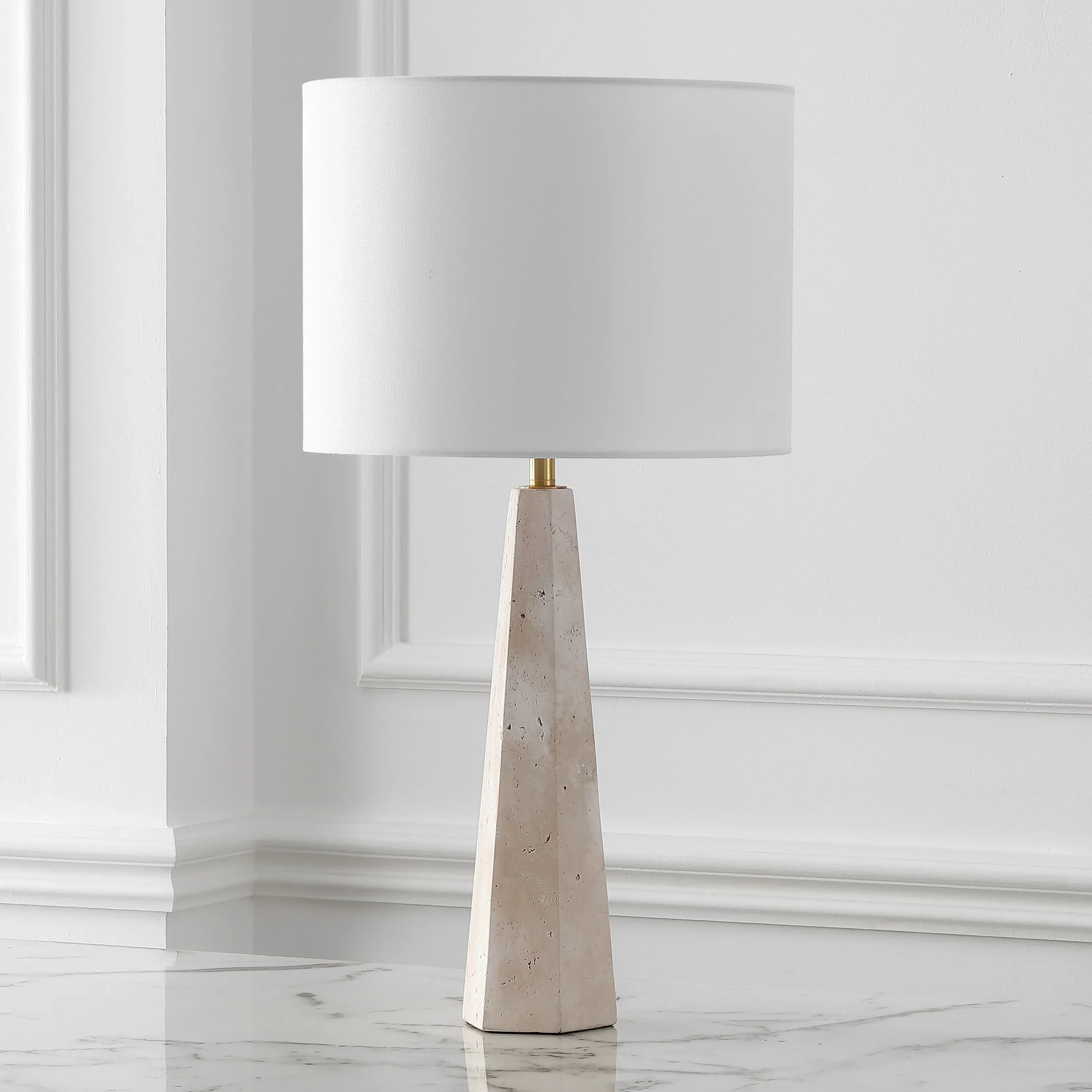 Gabryanna Travertine Table Lamp - Image 8