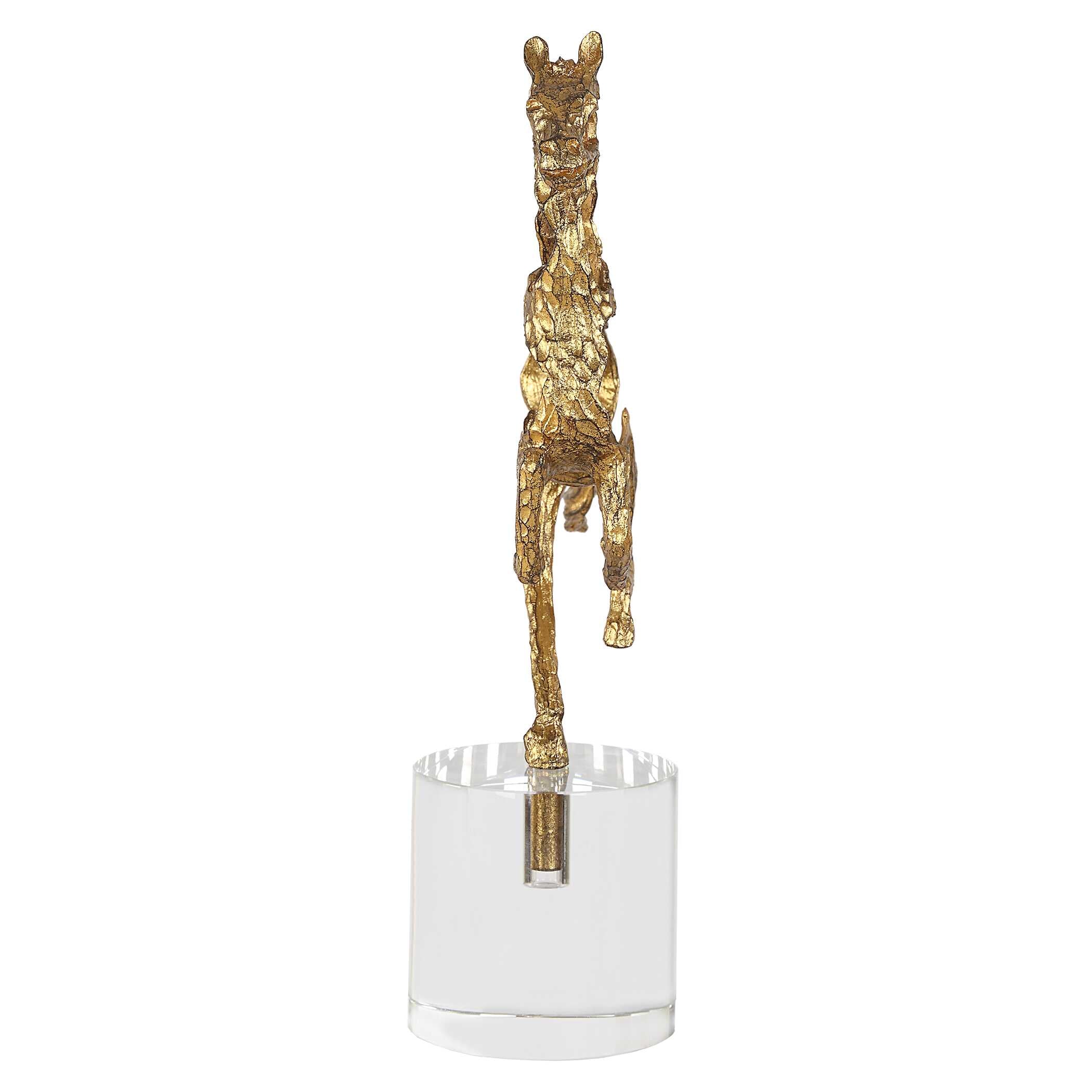 Gallop Gold Sculpture - Image 5