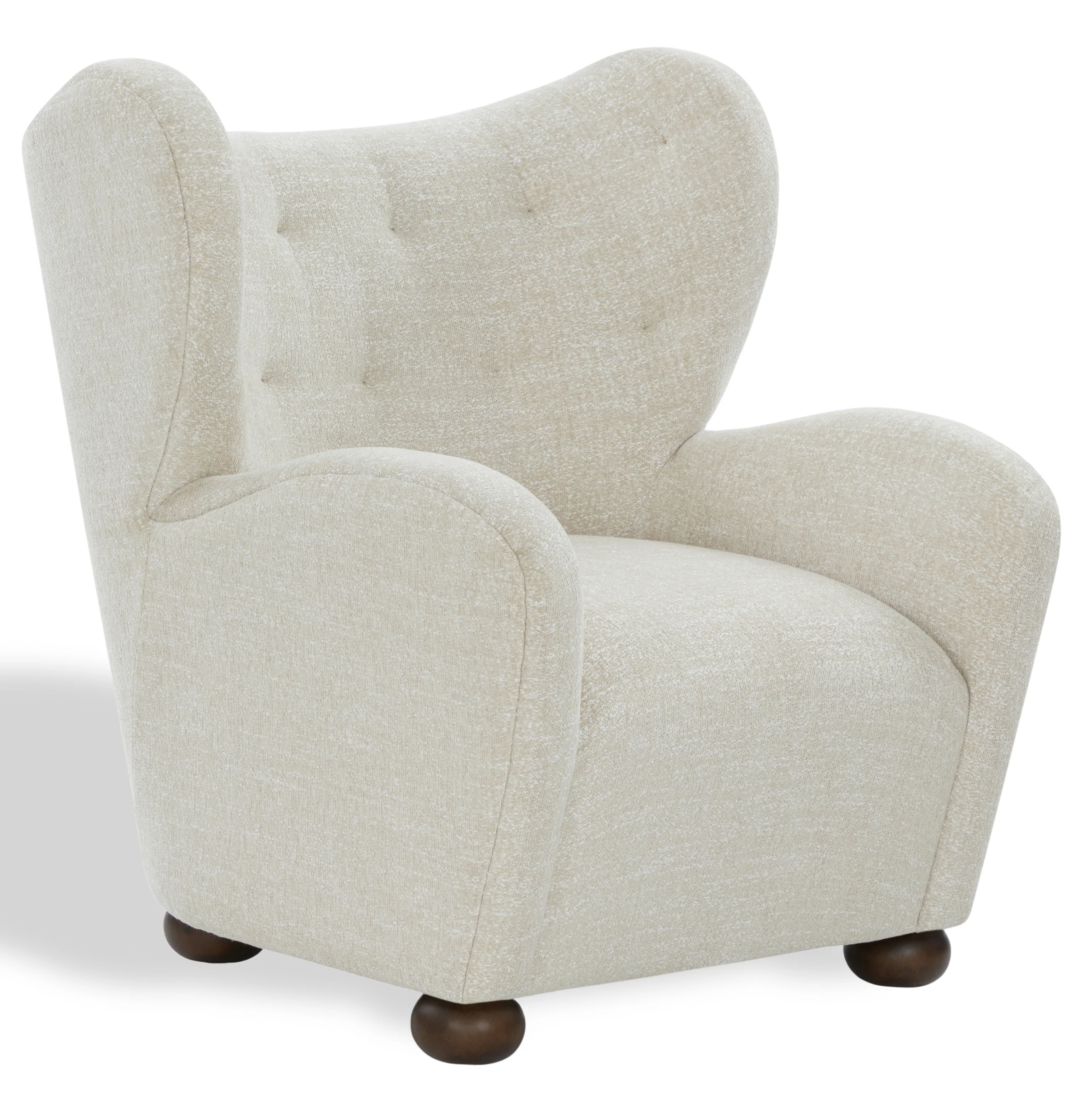 Galloway Wingback Teddy Accent Chair - Image 21
