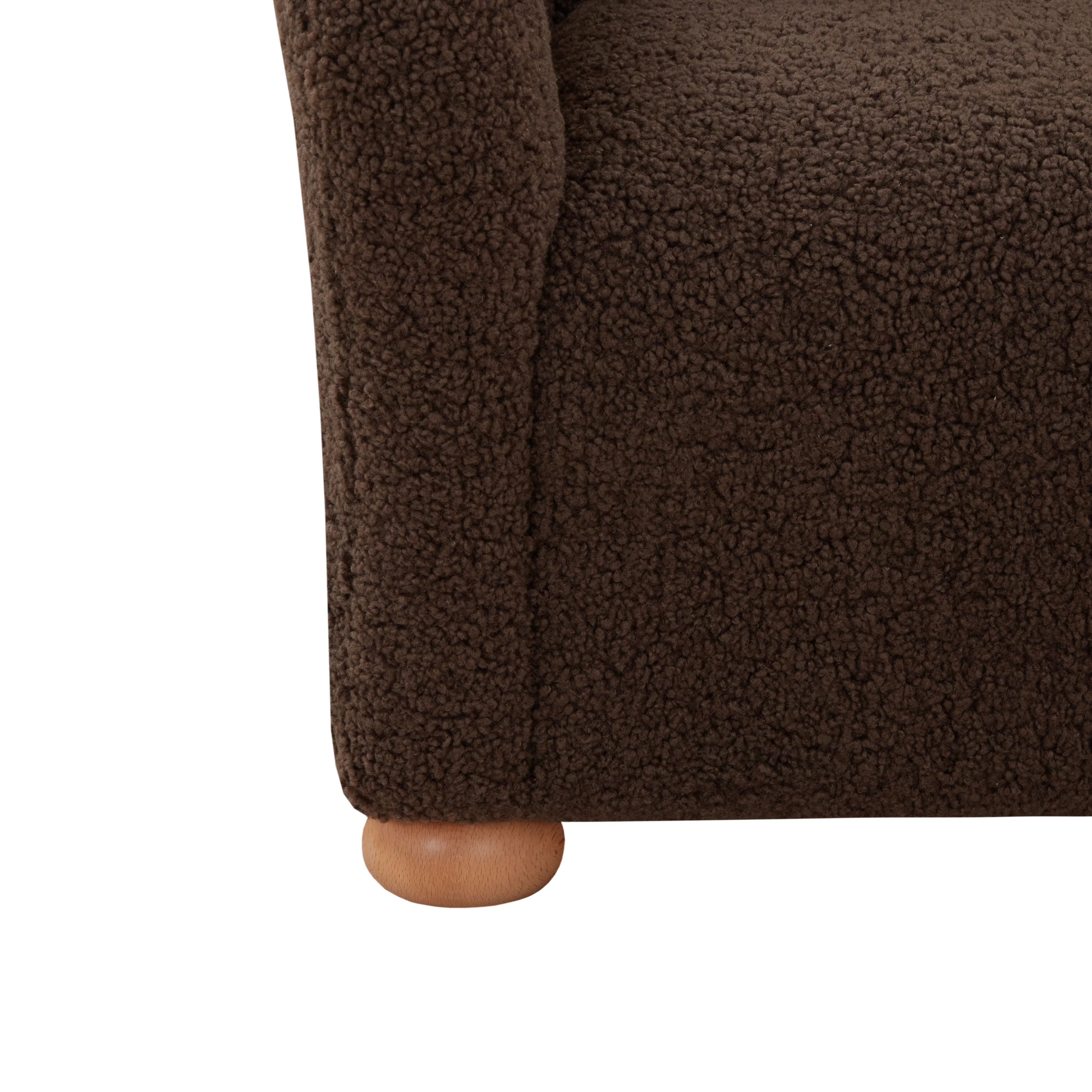 Galloway Wingback Teddy Accent Chair - Image 6