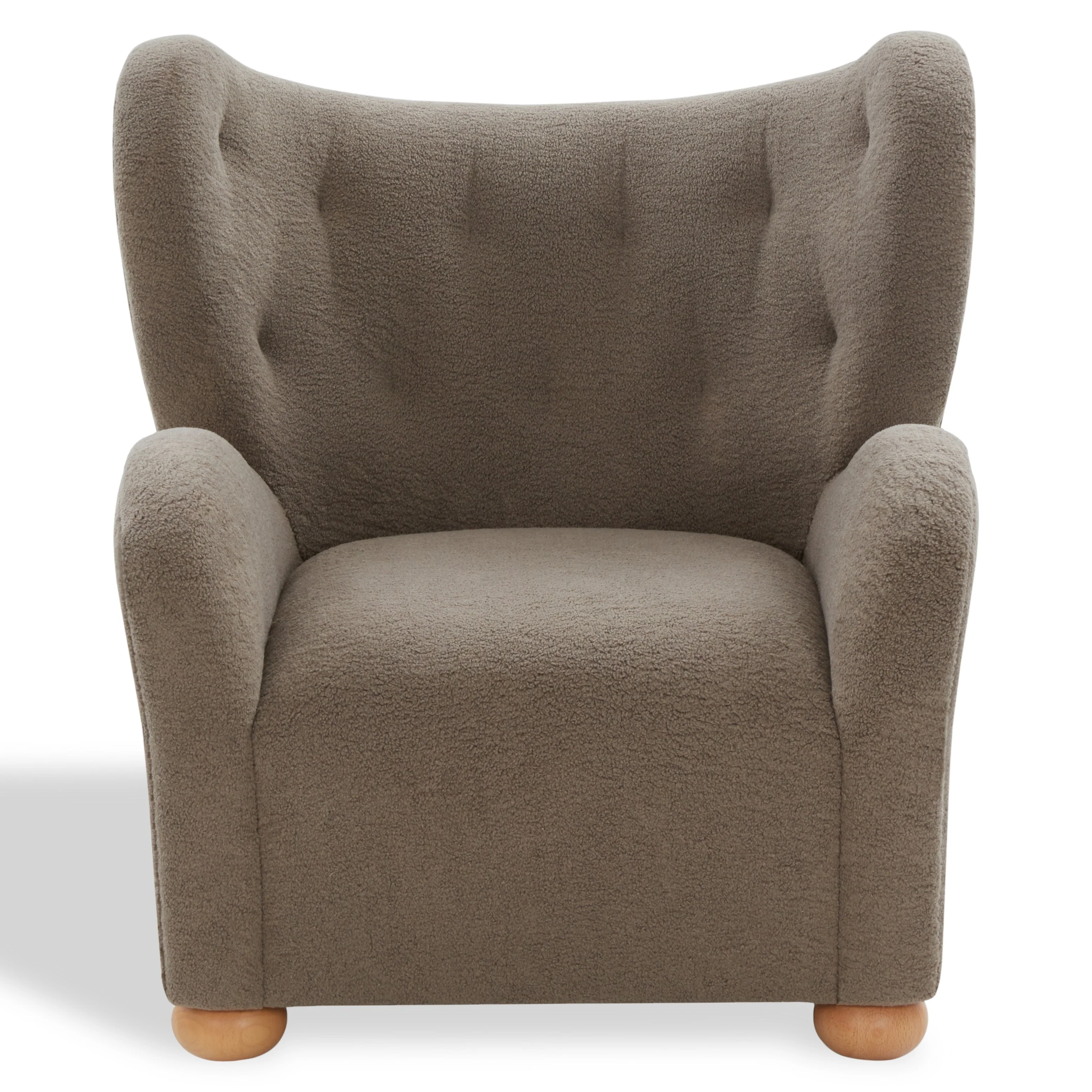 Galloway Wingback Teddy Accent Chair - Image 7