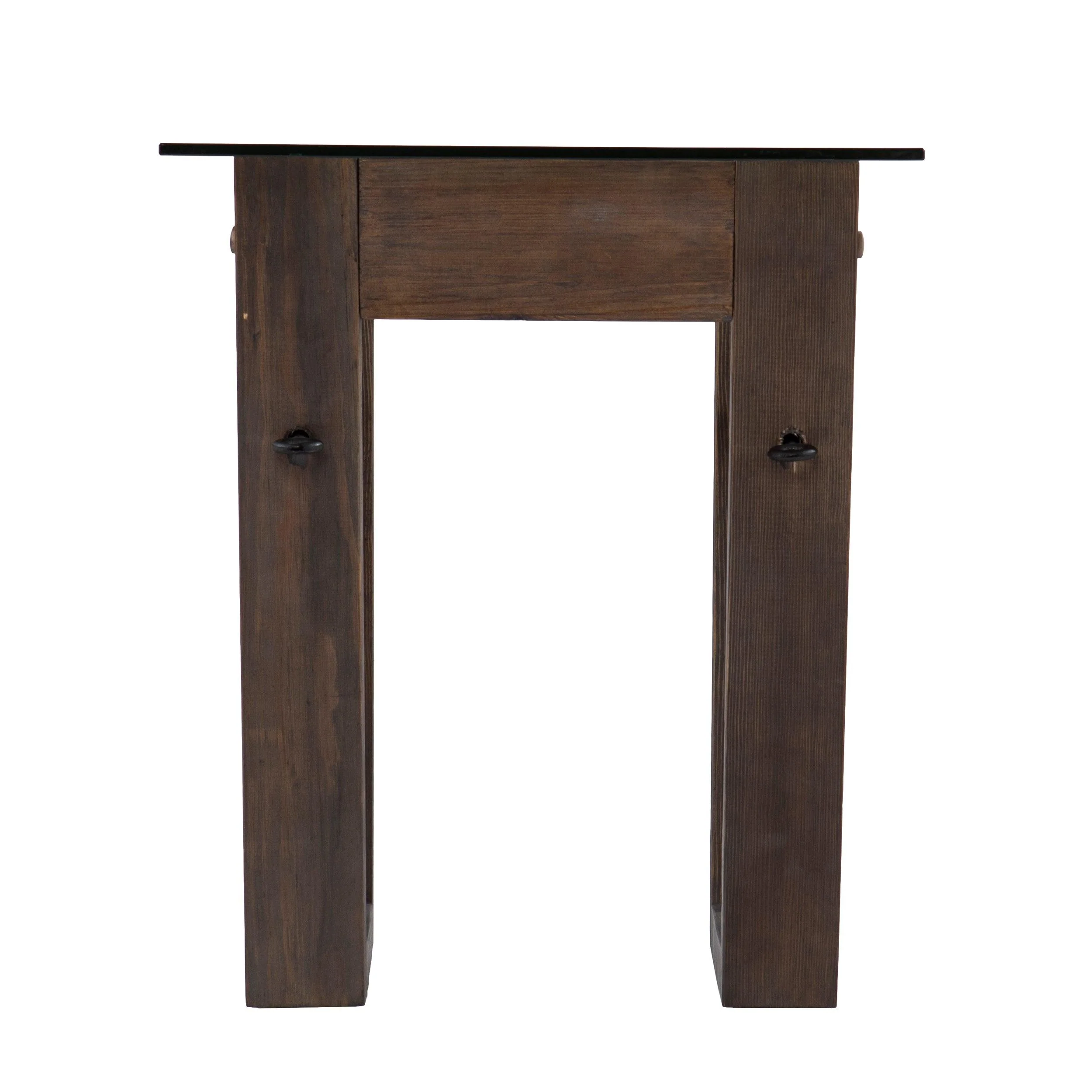 Garrinston Reclaimed Wood End Table - Image 4