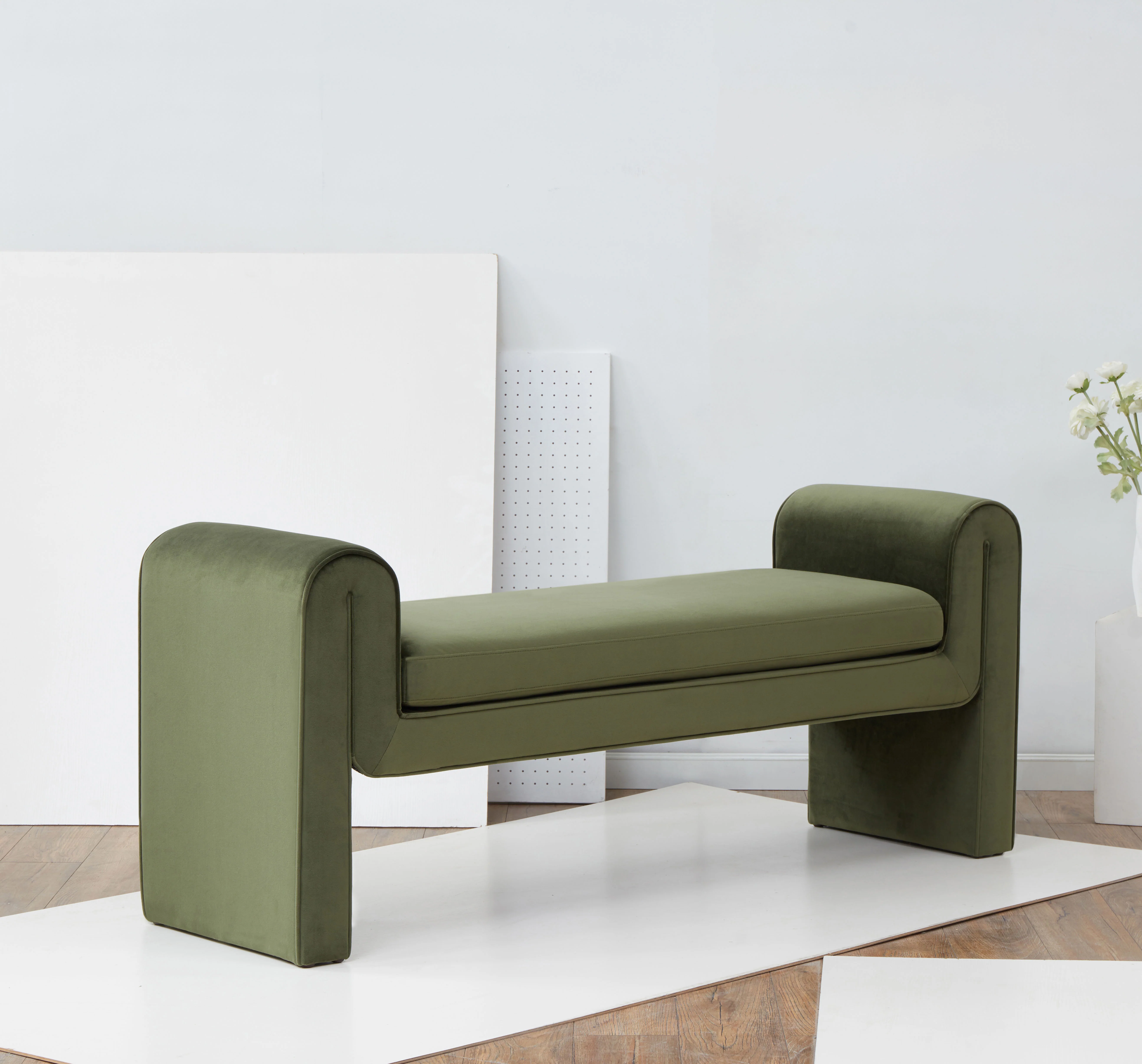 Garth Velvet Bench - Image 12