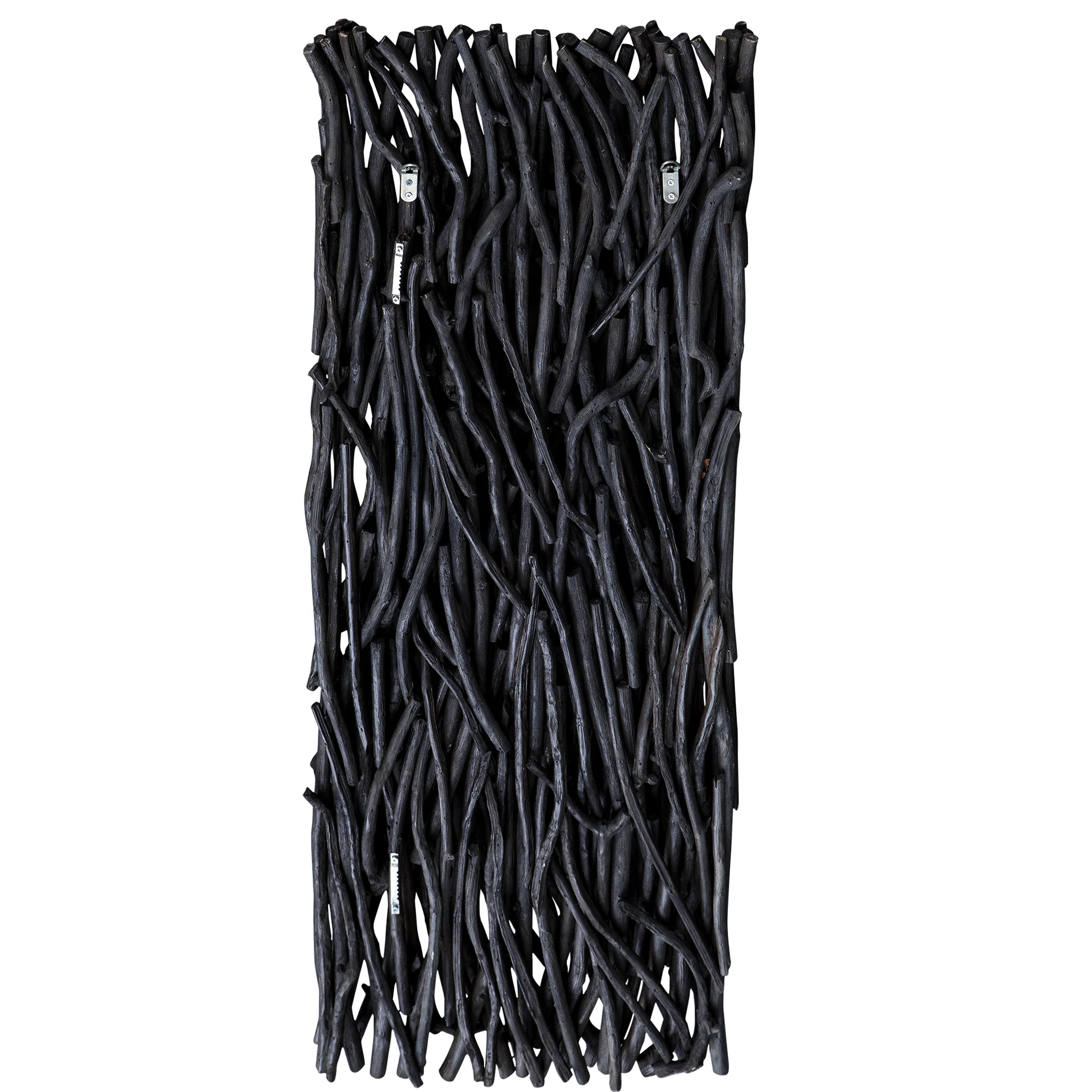 Gathered Teak Black Wood Wall Decor - Image 5