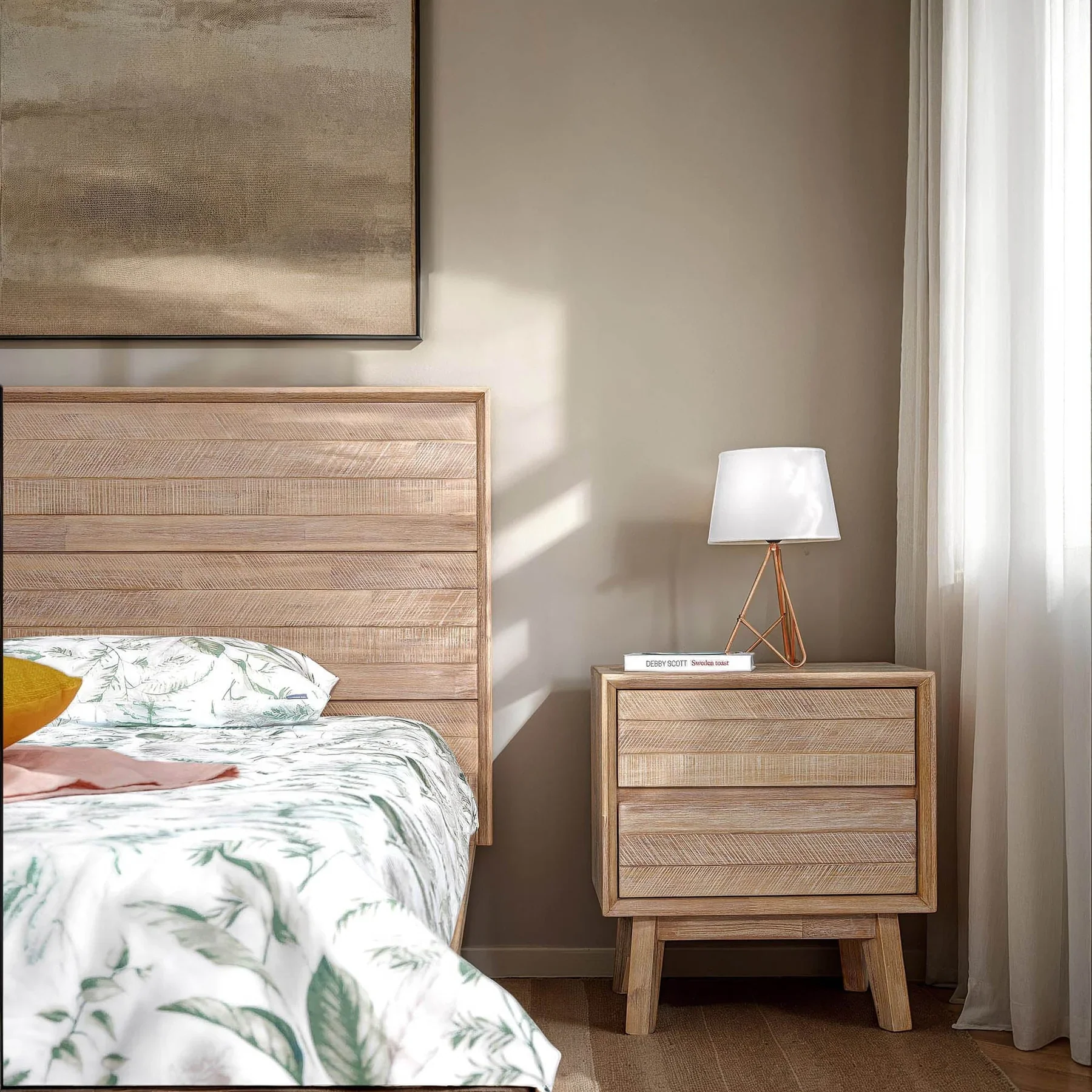 Gia 2 Drawer Nightstand - Image 2