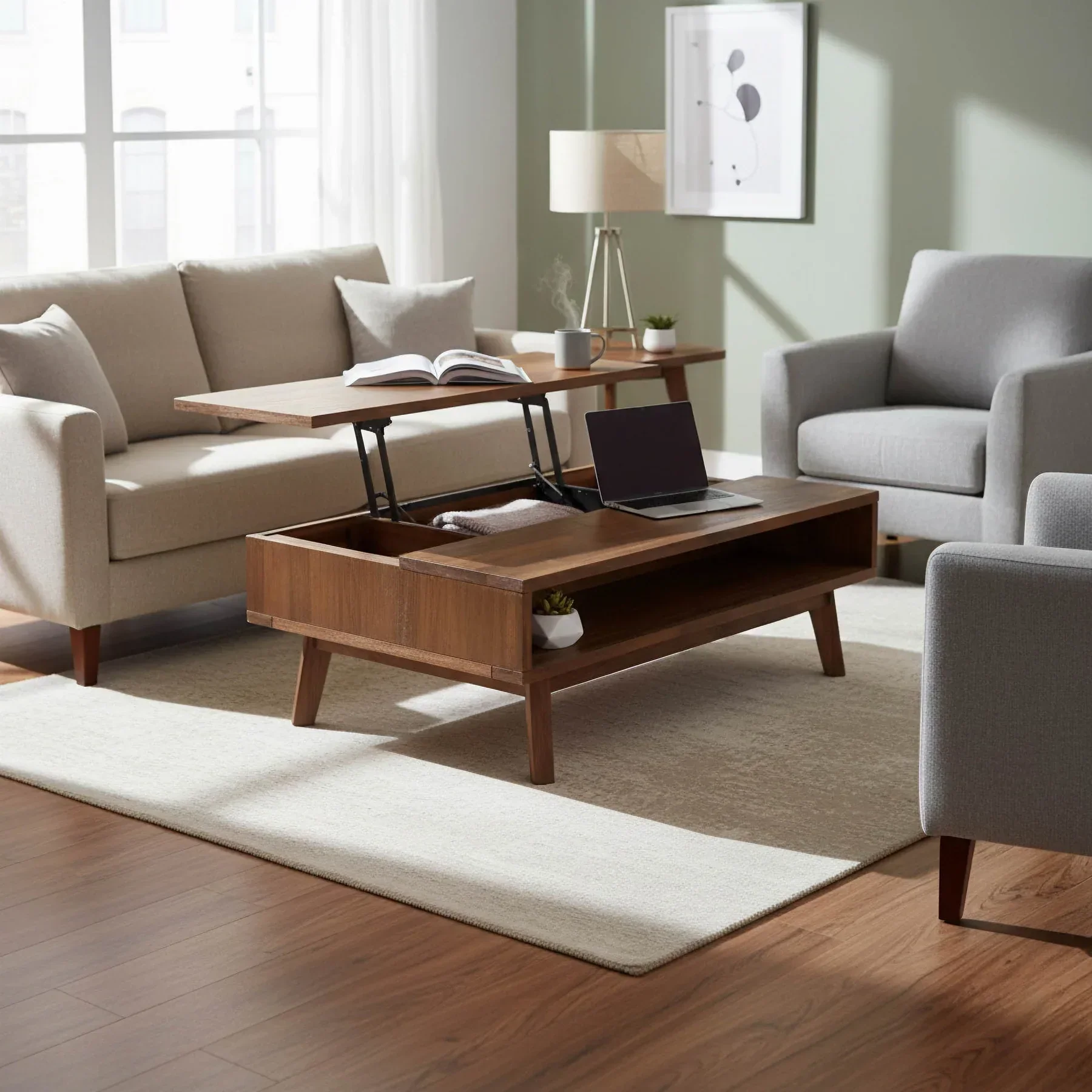 Gia Coffee Table w/ Lift Top - Image 2