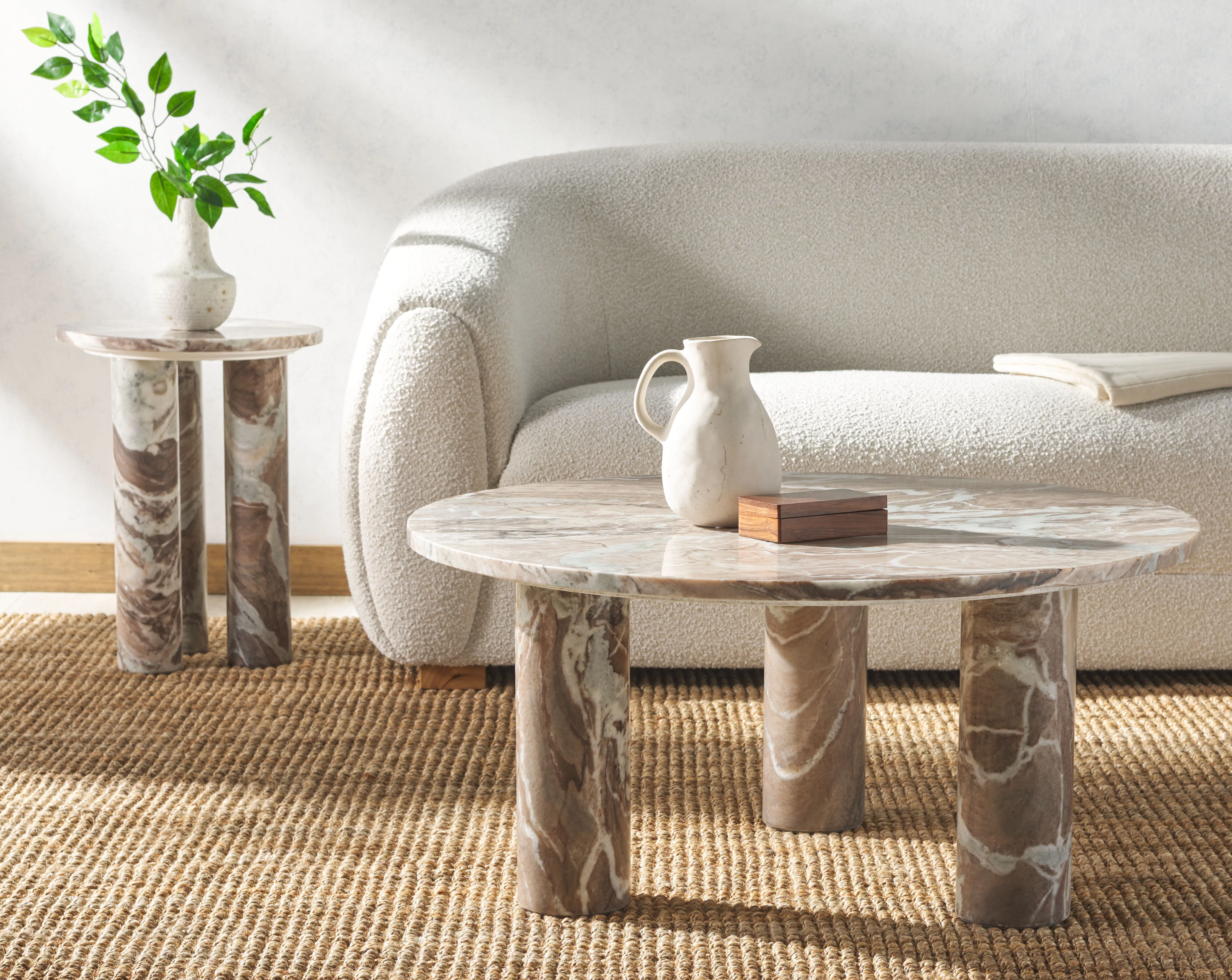 Giabella 3 Leg Marble Coffee Table - Image 6