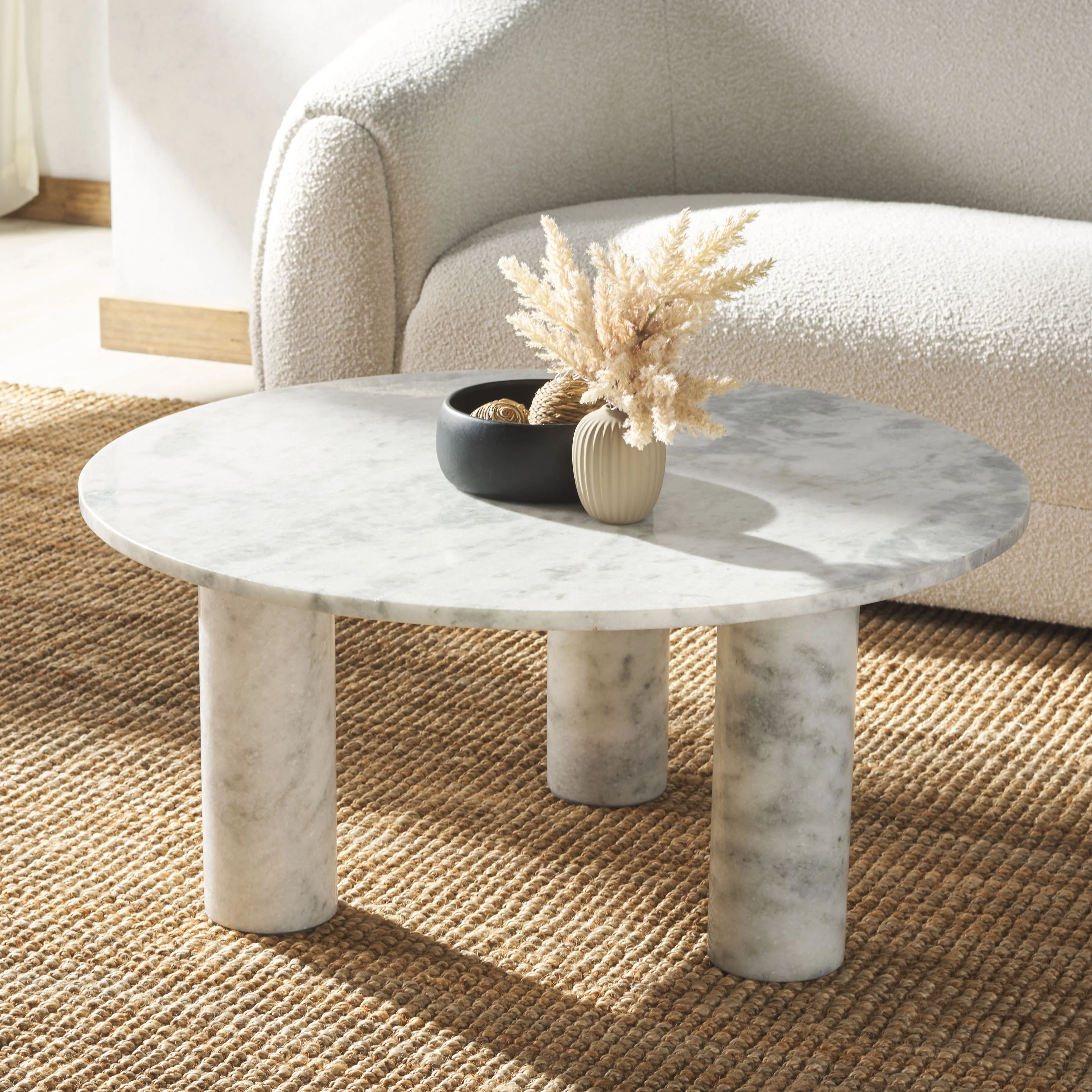 Giabella 3 Leg Marble Coffee Table - Image 7