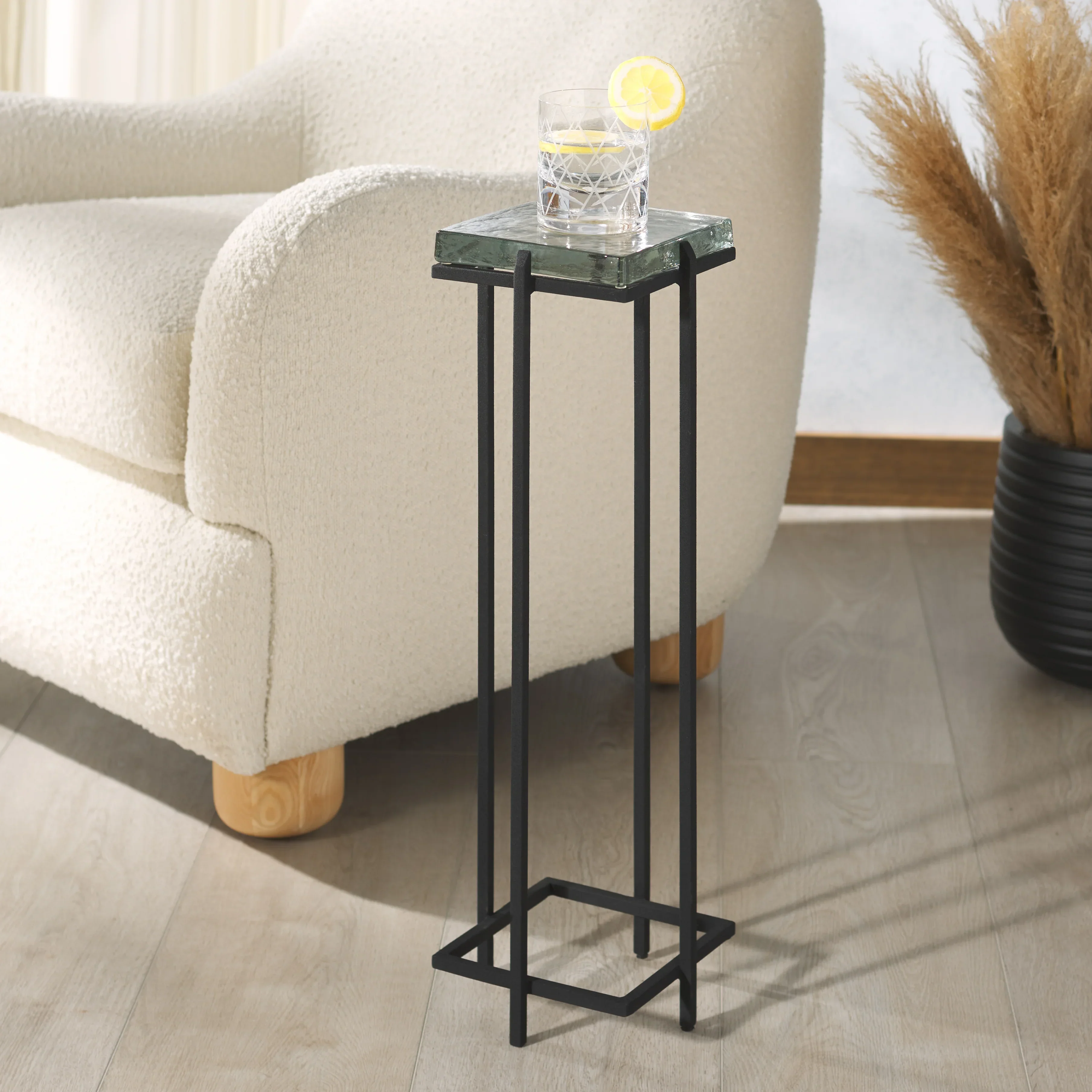 Giabelle Cast Glass Drink Table - Image 2