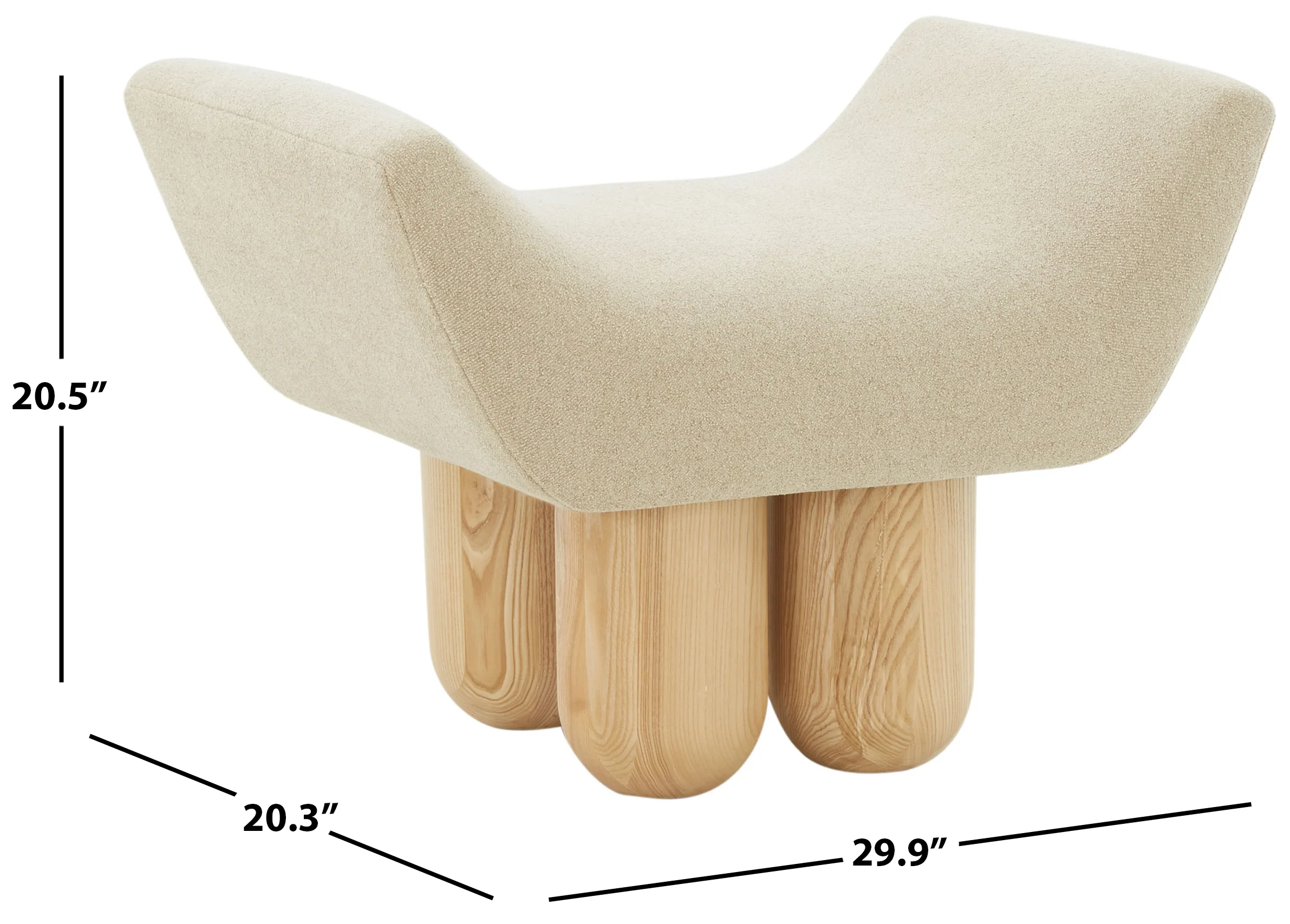 Giancarlo Upholstered Ottoman - Image 8