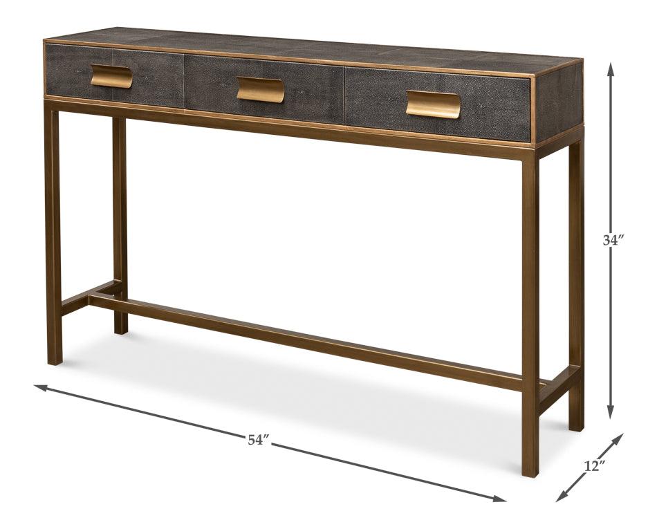 Gideon Shagreen Console Table - Image 7