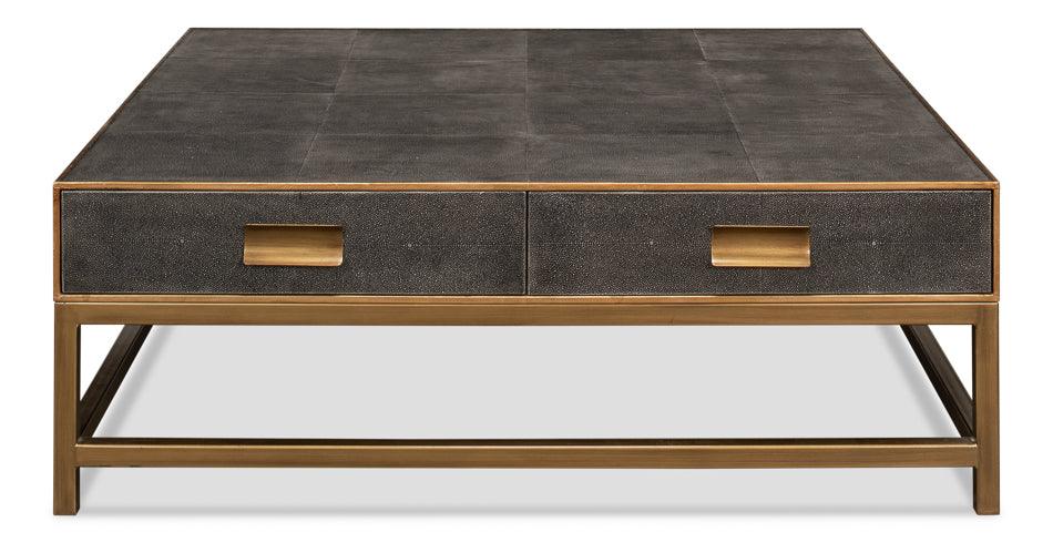 Gideon Shagreen Sq.Coffee Table - Image 2