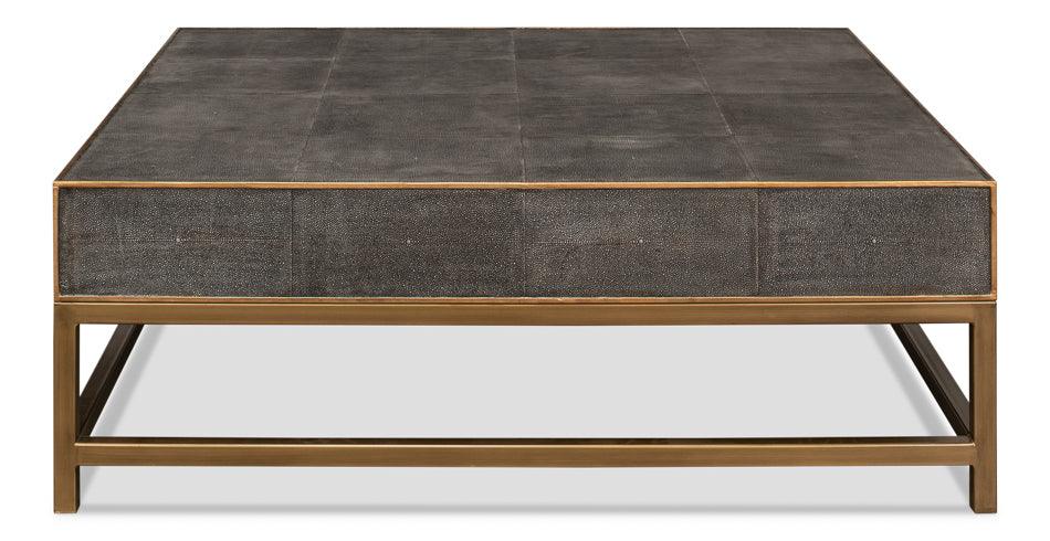 Gideon Shagreen Sq.Coffee Table - Image 5